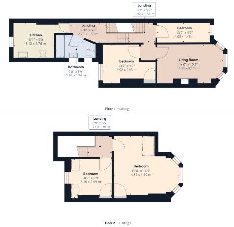 Floorplan of 4 bedroom Flat for sale, Canterbury Road, Folkestone, Kent, CT19