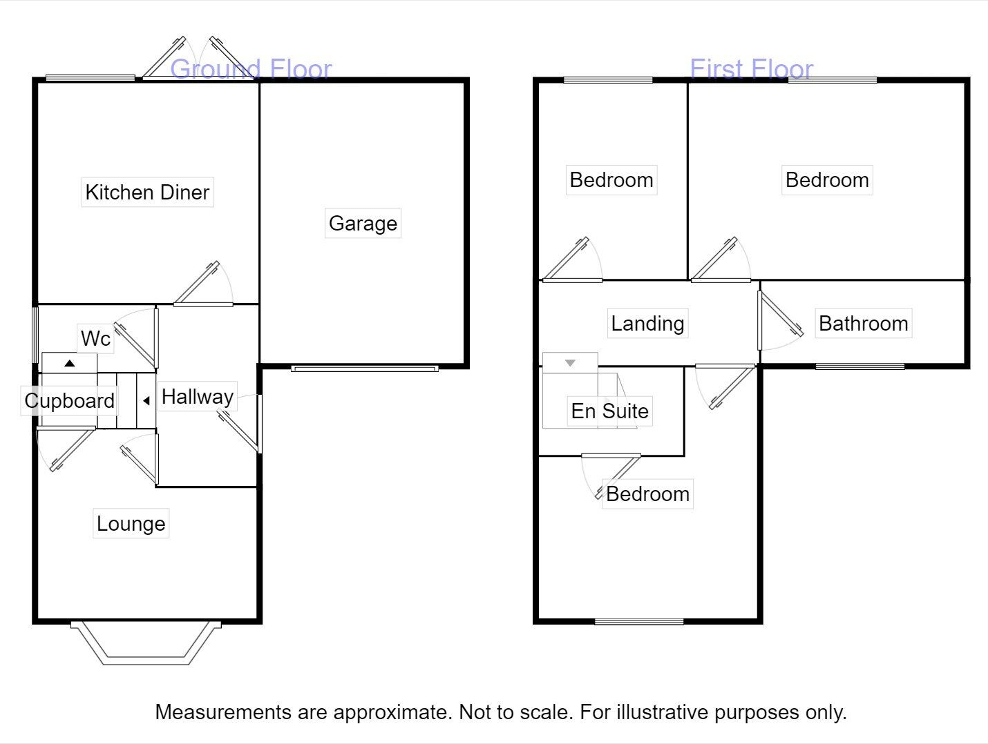 Floorplan of 3 bedroom Detached House to rent, Bowlands Lane, Catterall, Lancashire, PR3