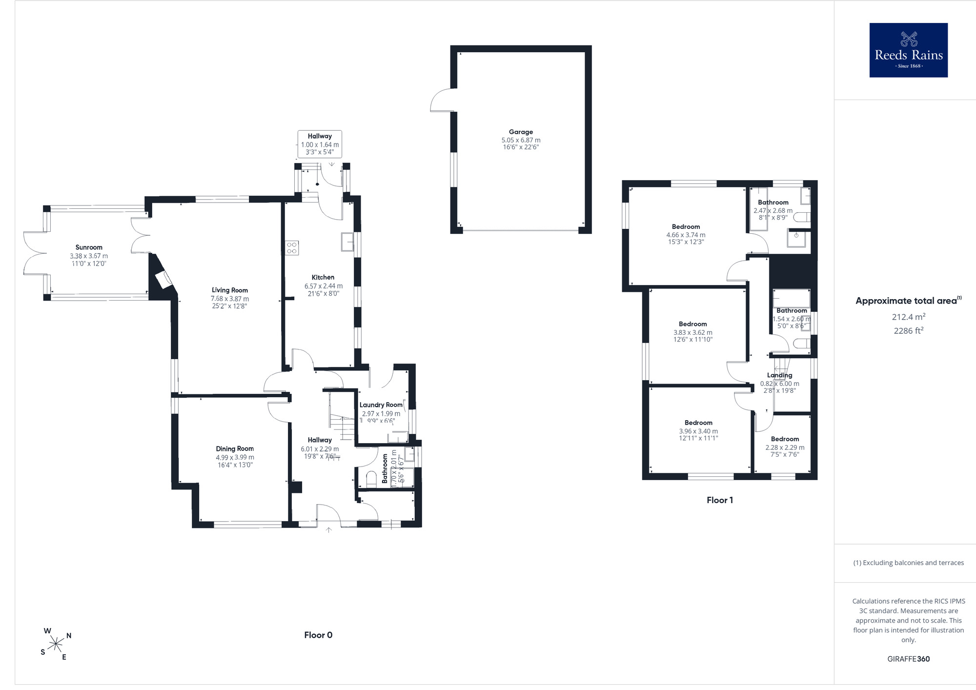 Floorplan of 4 bedroom Detached House for sale, Longmoor Lane, Nateby, Lancashire, PR3