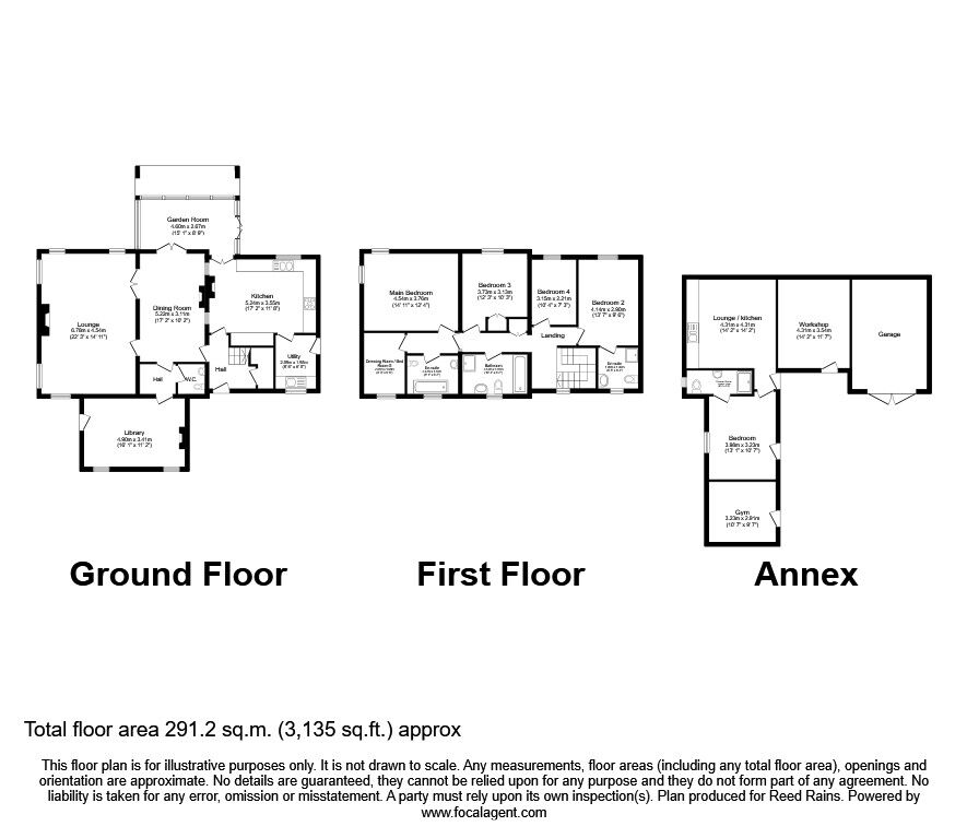 Floorplan of 5 bedroom Detached House for sale, Delph Lane, Bleasdale, Lancashire, PR3