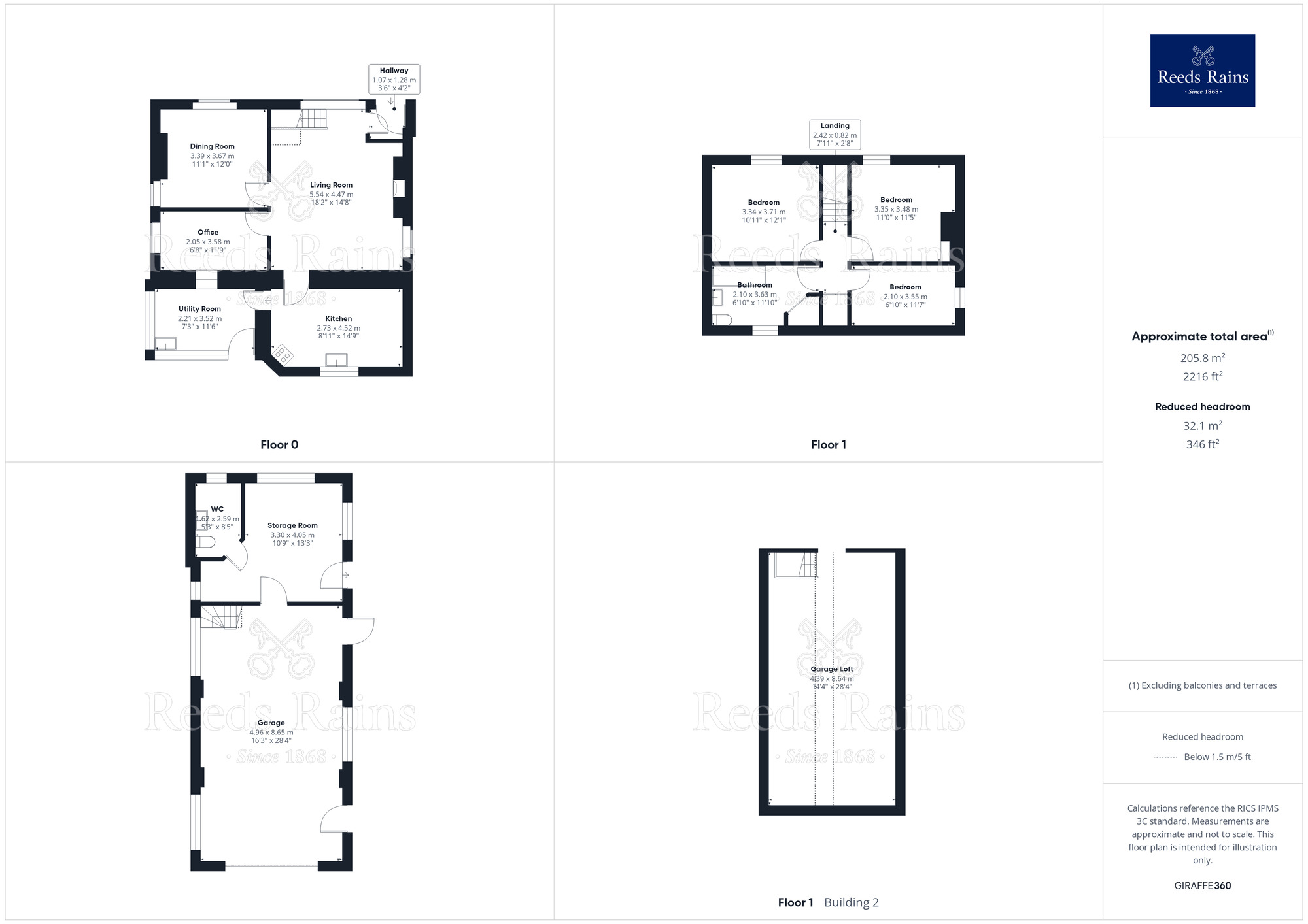 Floorplan of 3 bedroom Detached House for sale, Parkhead Lane, Barnacre, Lancashire, PR3