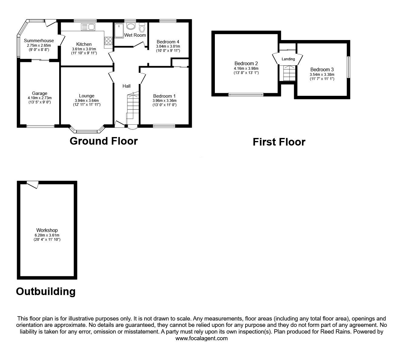 Floorplan of 3 bedroom Detached House for sale, Wyre Lane, Garstang, Lancashire, PR3