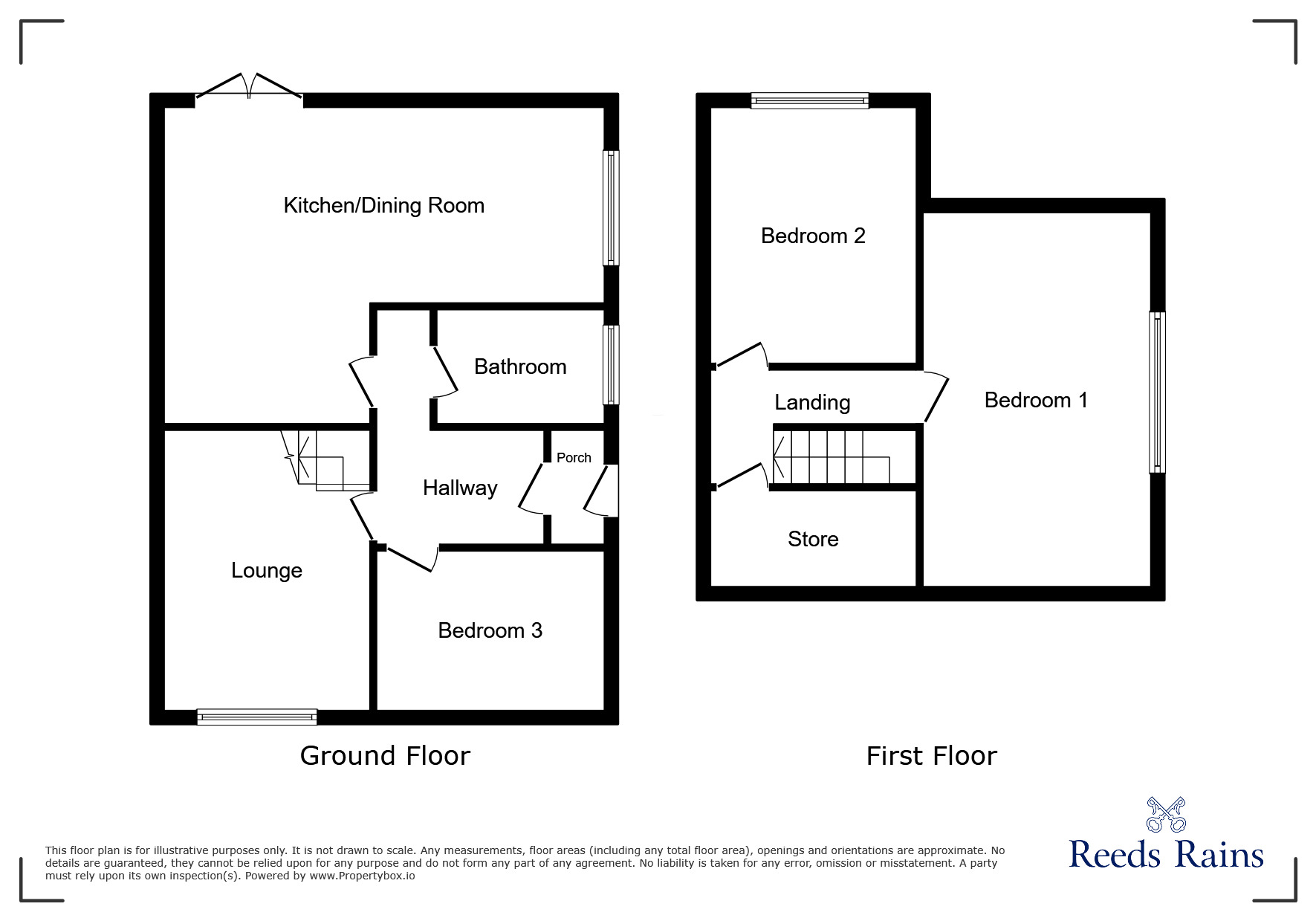 Floorplan of 3 bedroom Semi Detached House for sale, Joe Lane, Catterall, Lancashire, PR3