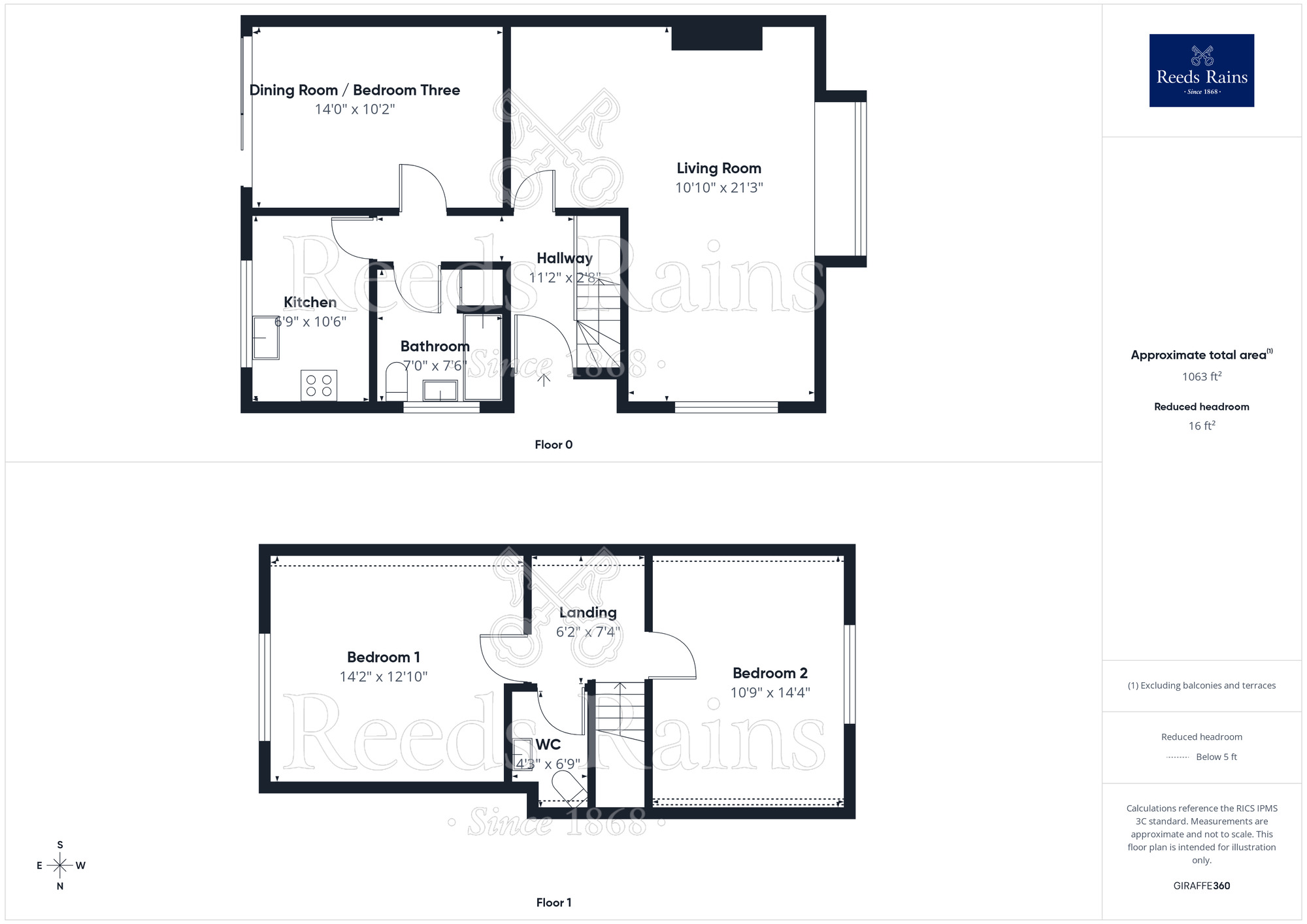 Floorplan of 3 bedroom Detached House for sale, Garstang Road, Catterall, Lancashire, PR3
