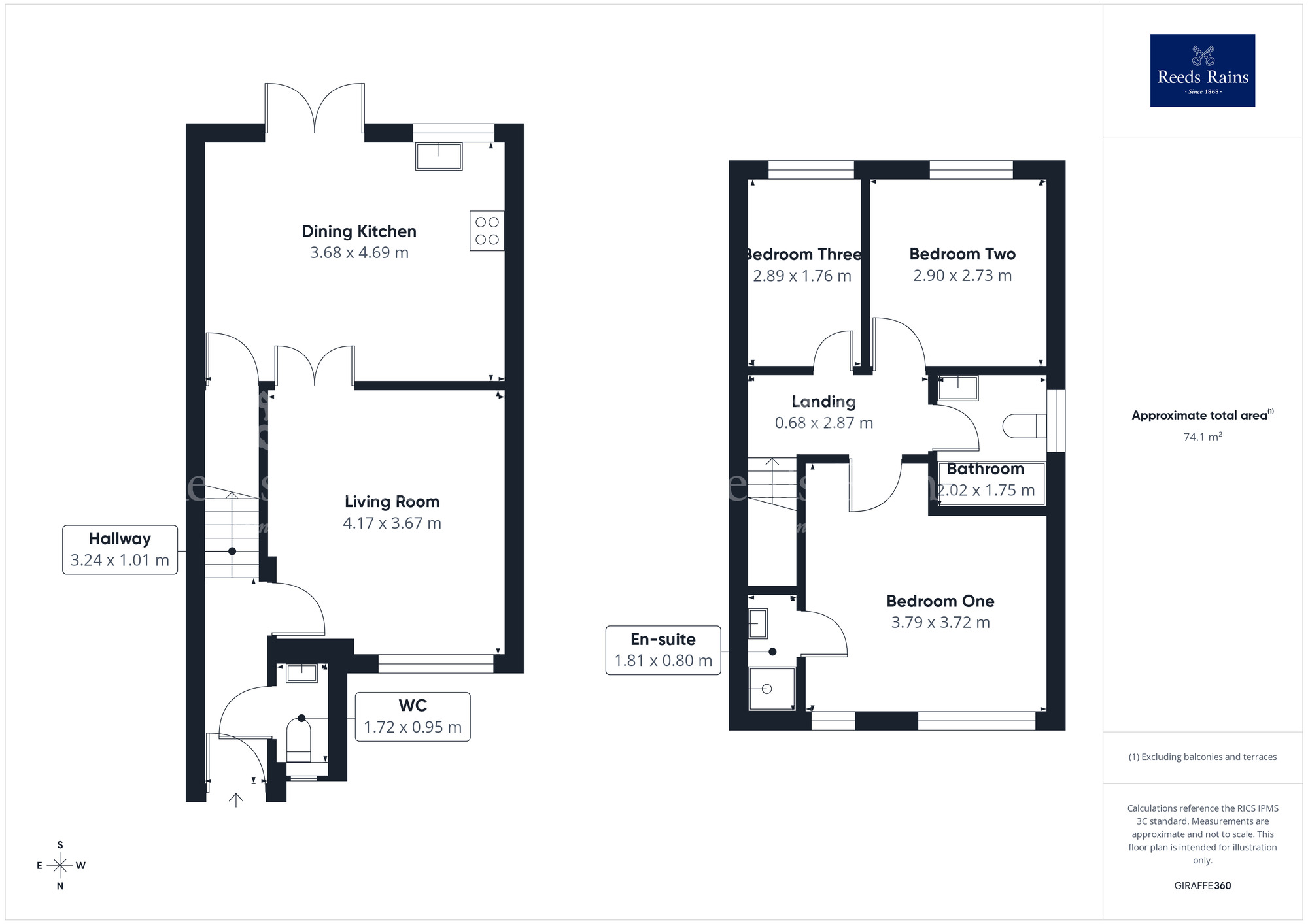 Floorplan of 3 bedroom Semi Detached House for sale, Cedar Wood Close, Bowgreave, Lancashire, PR3