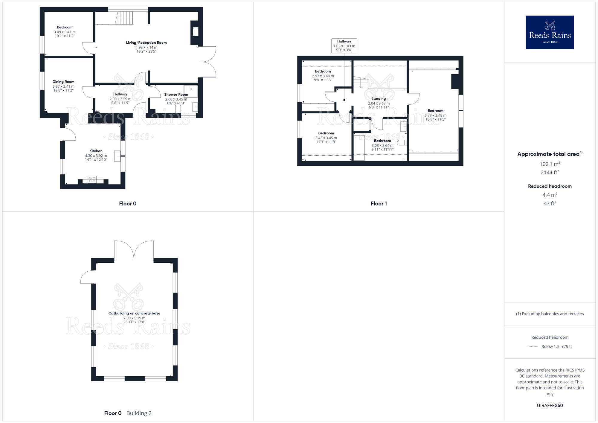 Floorplan of 4 bedroom Detached House for sale, Trough Road, Scorton, Lancashire, PR3