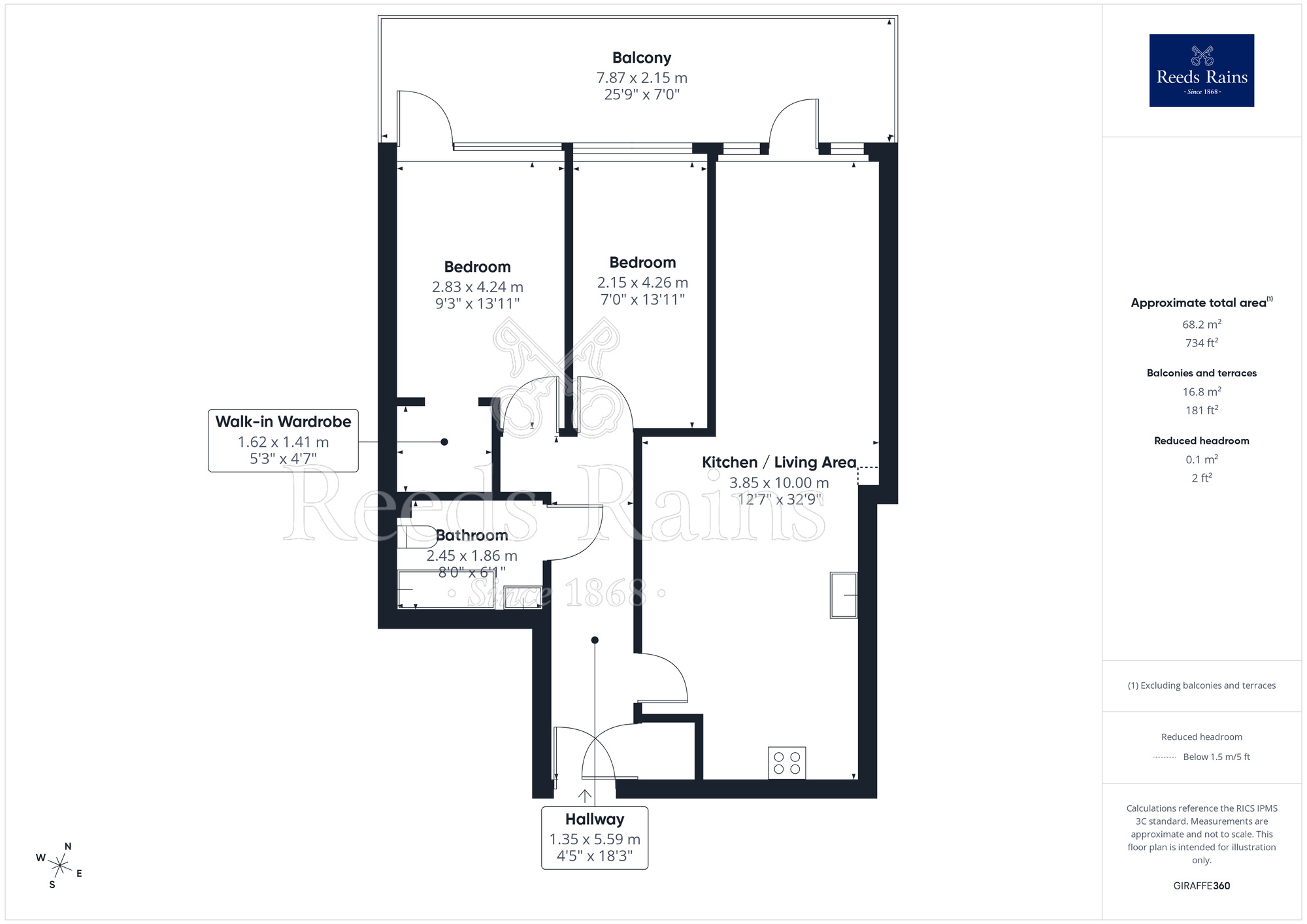 Floorplan of 2 bedroom Flat for sale, High Street, Garstang, Lancashire, PR3