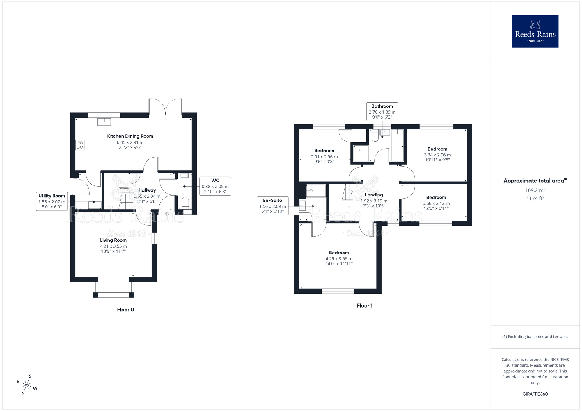 Floorplan of 4 bedroom Detached House for sale, Bramble Court, Catterall, Lancashire, PR3