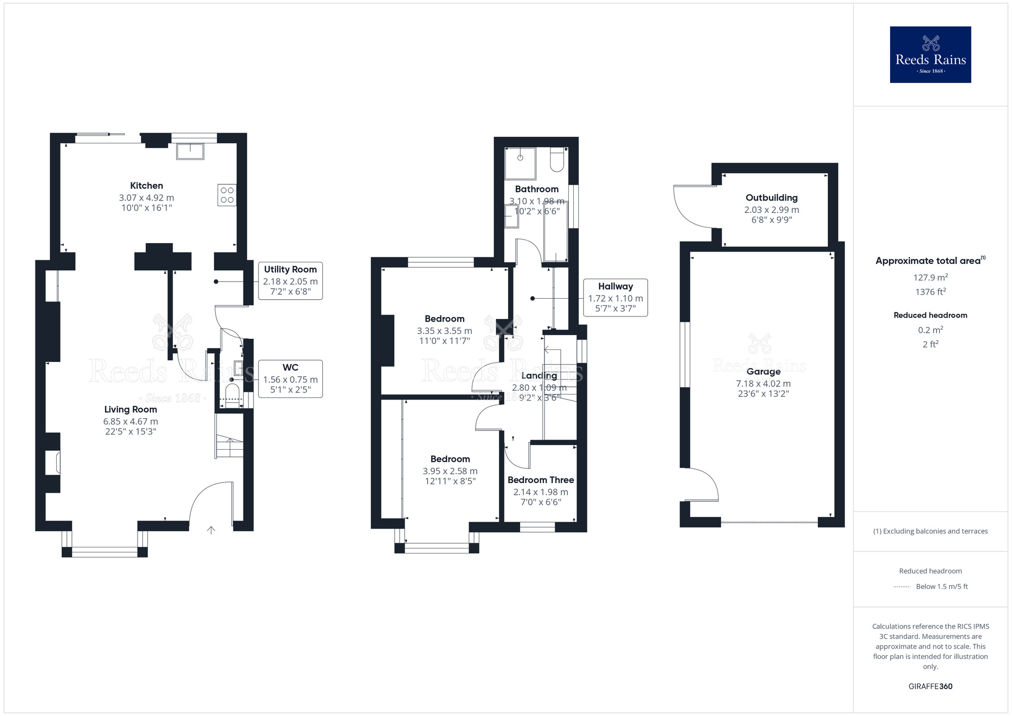 Floorplan of 3 bedroom Semi Detached House for sale, Garstang By Pass Road, Garstang, Lancashire, PR3