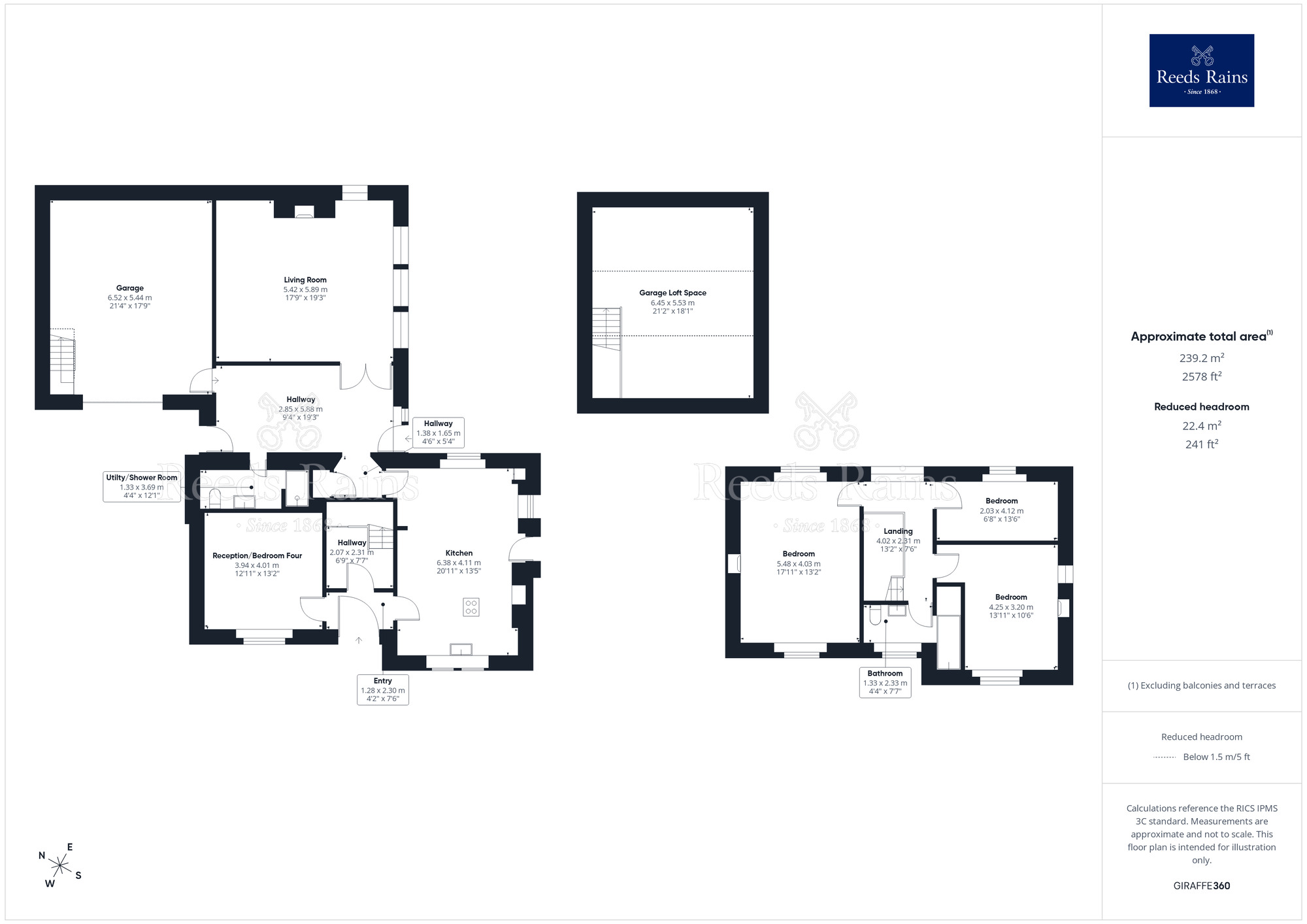 Floorplan of 4 bedroom Detached House for sale, Cockerham Road, Bay Horse, Lancashire, LA2