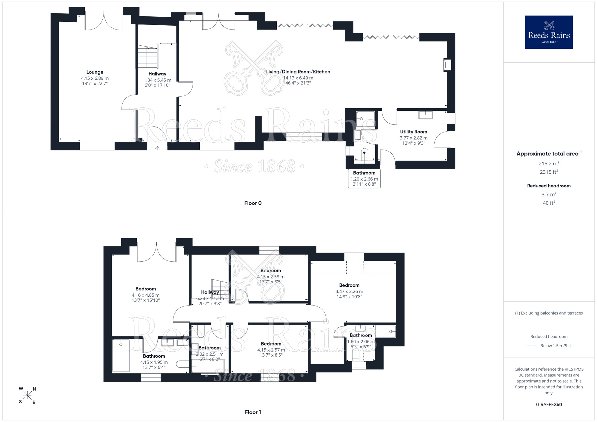 Floorplan of 4 bedroom Detached House to rent, Sandwell Brow, Scorton, Lancashire, PR3
