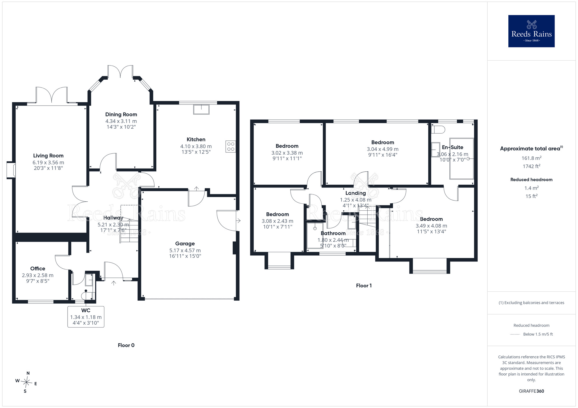 Floorplan of 4 bedroom Detached House for sale, Greenwood, Catterall, Lancashire, PR3