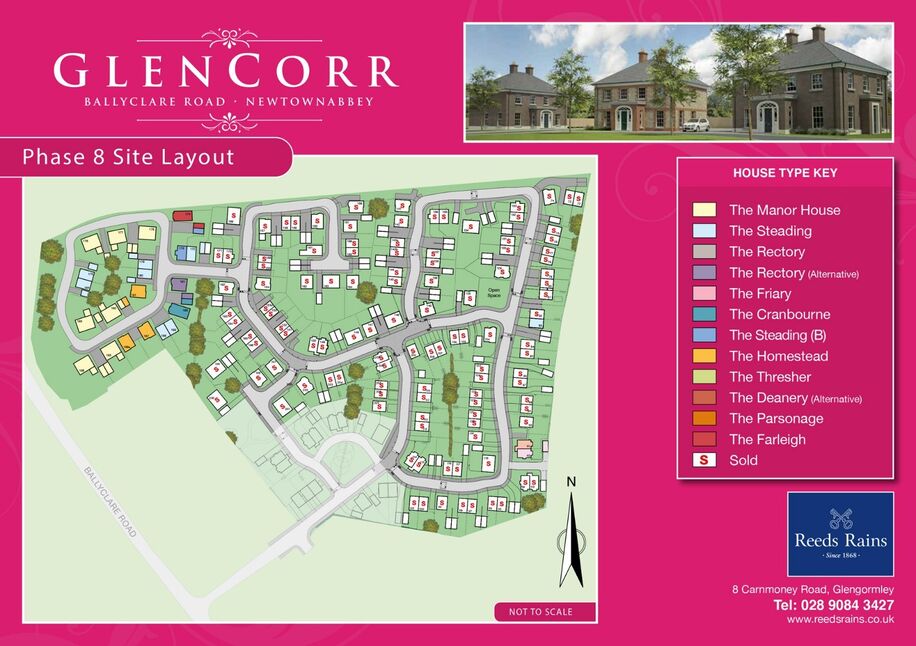 4 bedroom Detached House for sale, Ballyclare Road, BT36 £295,000