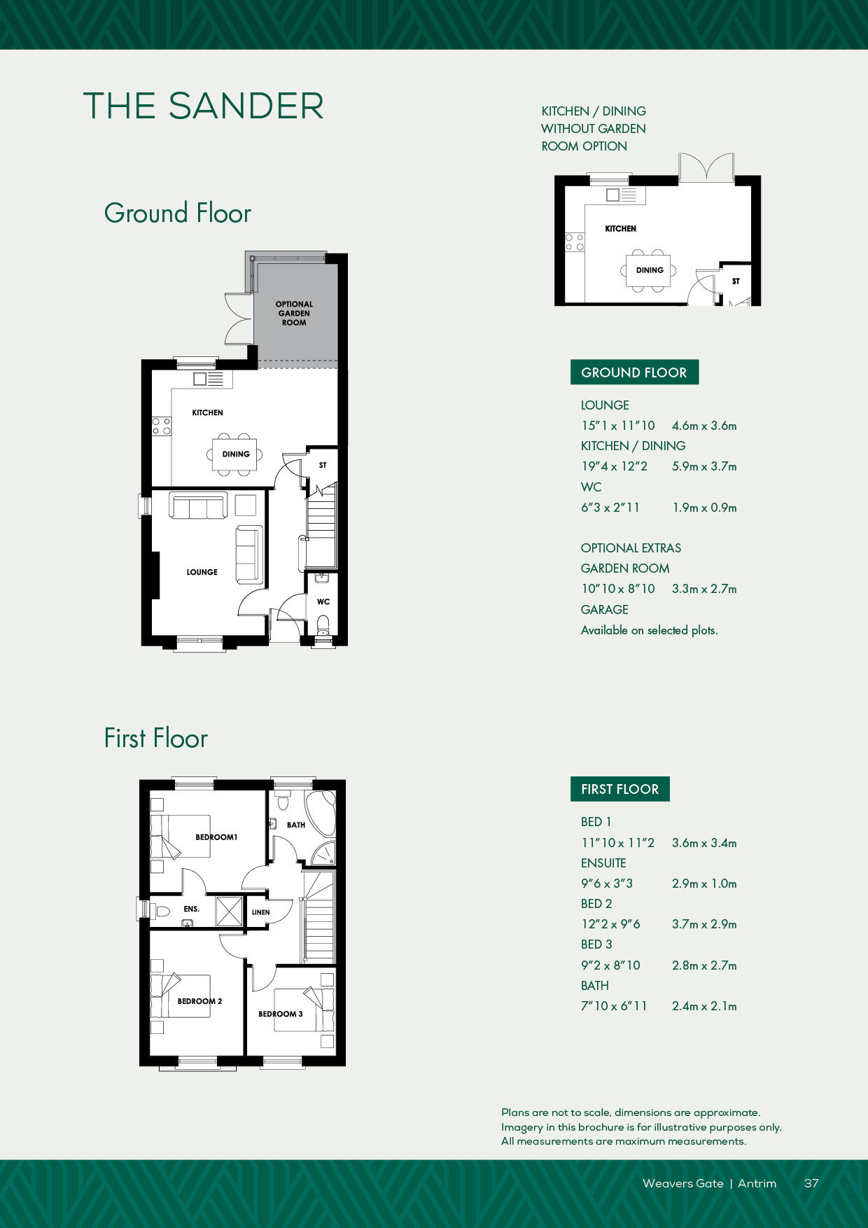 Floorplan of 3 bedroom Semi Detached House for sale, Randalstown Road, Antrim, BT41