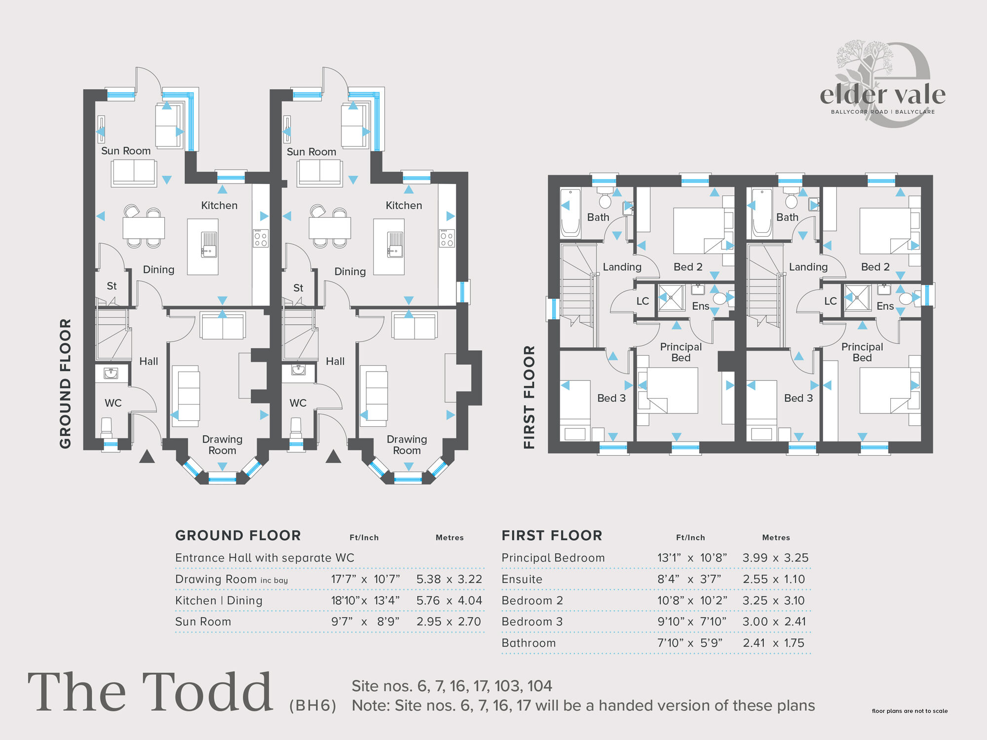 Floorplan of 3 bedroom Semi Detached House for sale, Elder Vale, Ballycorr Road, Ballyclare, BT39