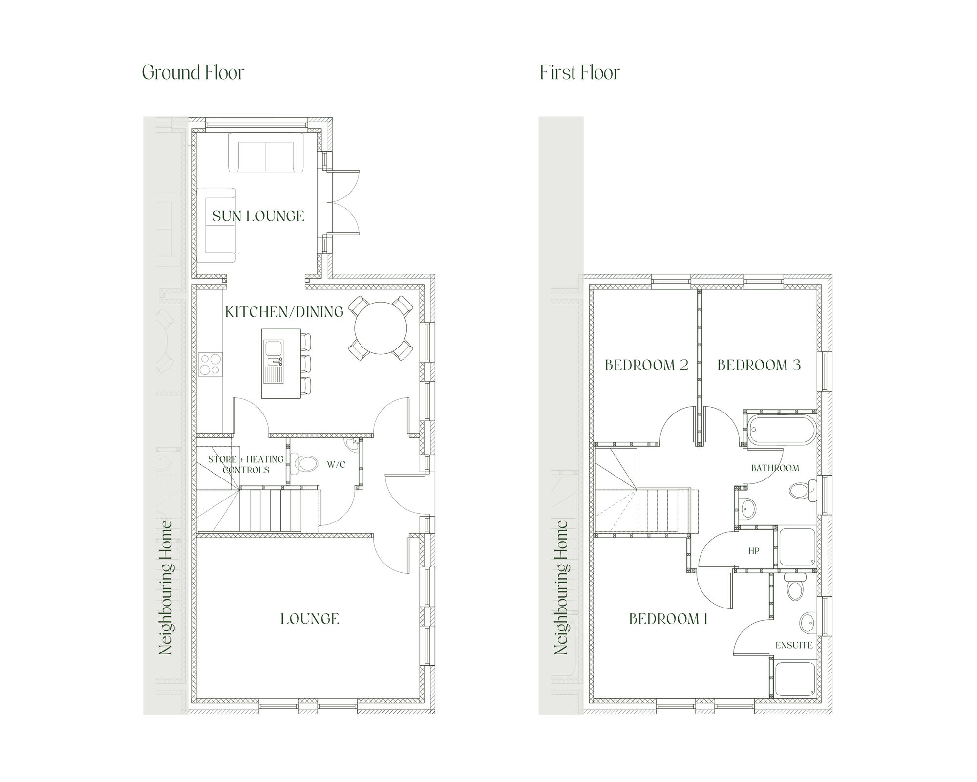 Floorplan of 3 bedroom Semi Detached House for sale, Jubilee Road, Ballyclare, County Antrim, BT39