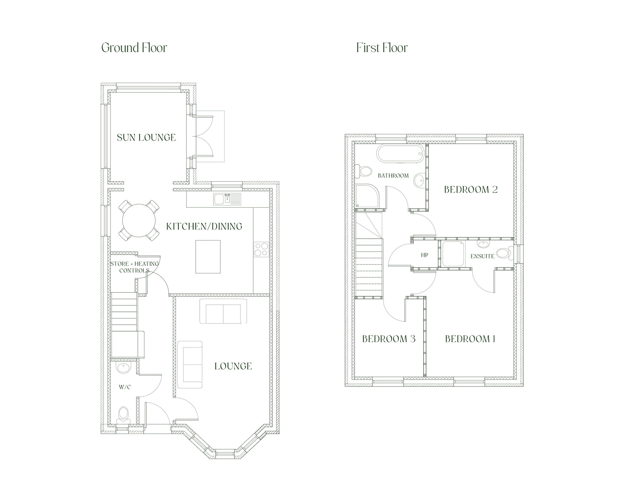 Floorplan of 3 bedroom Detached House for sale, Jubilee Road, Ballyclare, County Antrim, BT39