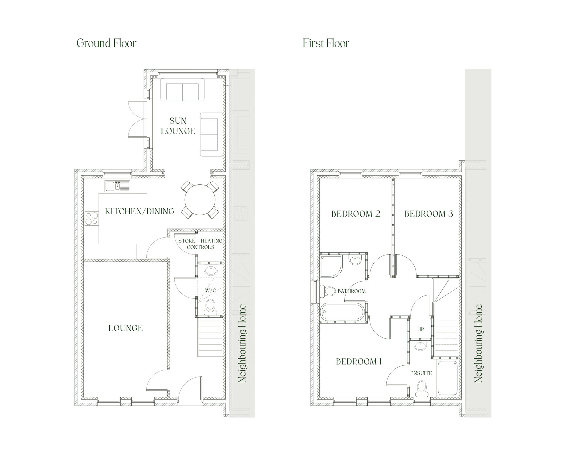 Floorplan of 3 bedroom Semi Detached House for sale, Jubilee Road, Ballyclare, County Antrim, BT39