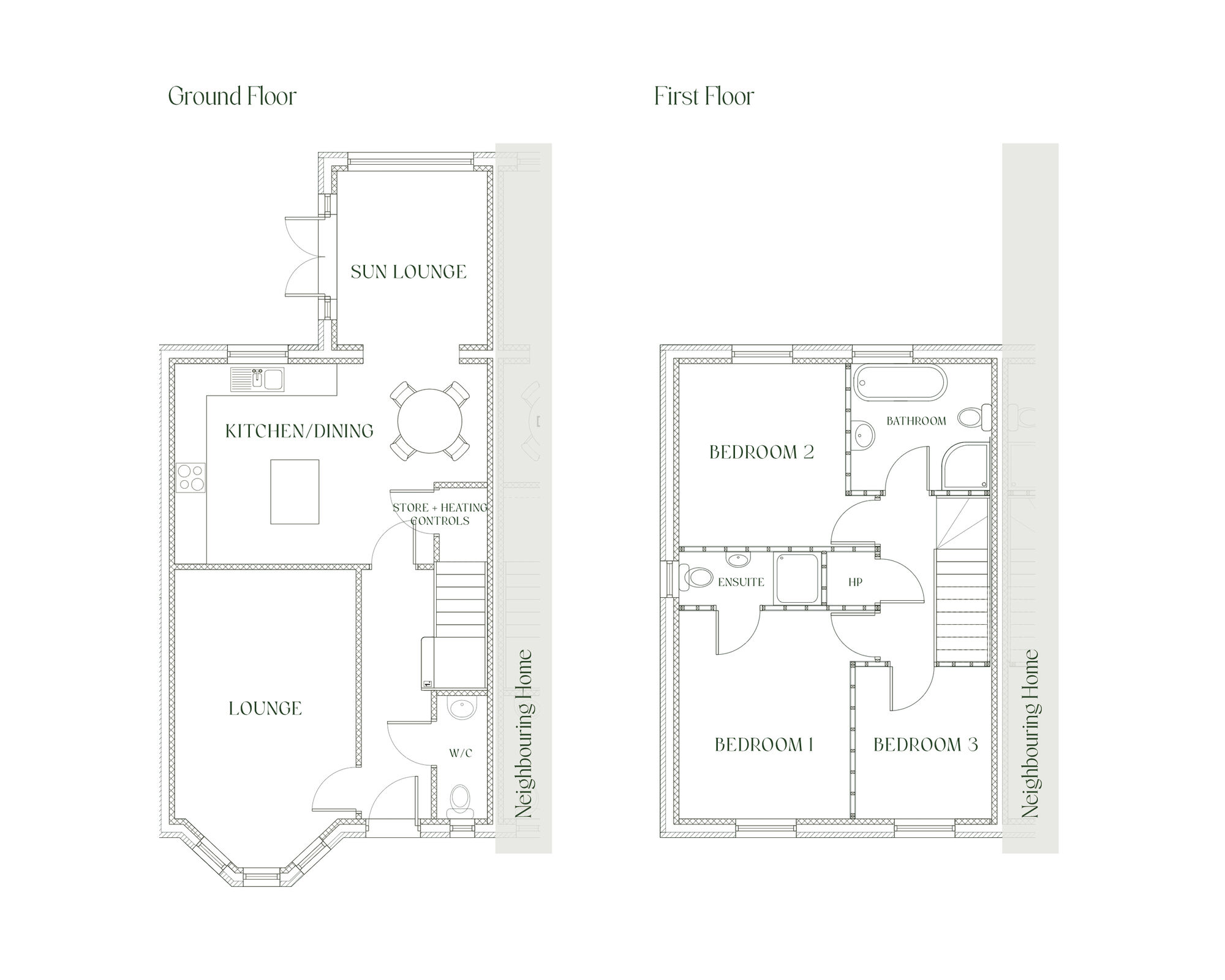 Floorplan of 3 bedroom Semi Detached House for sale, Jubilee Road, Ballyclare, County Antrim, BT39
