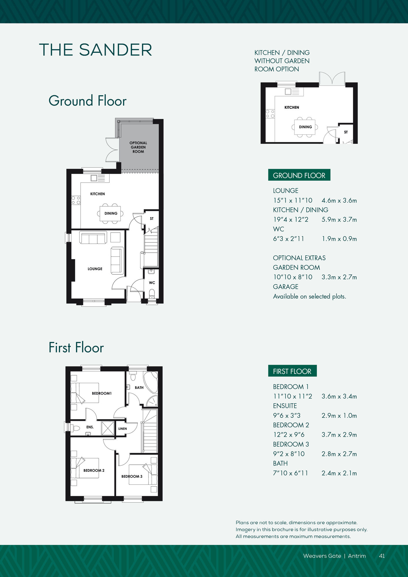 Floorplan of 3 bedroom Semi Detached House for sale, Randalstown Road, Antrim, BT41