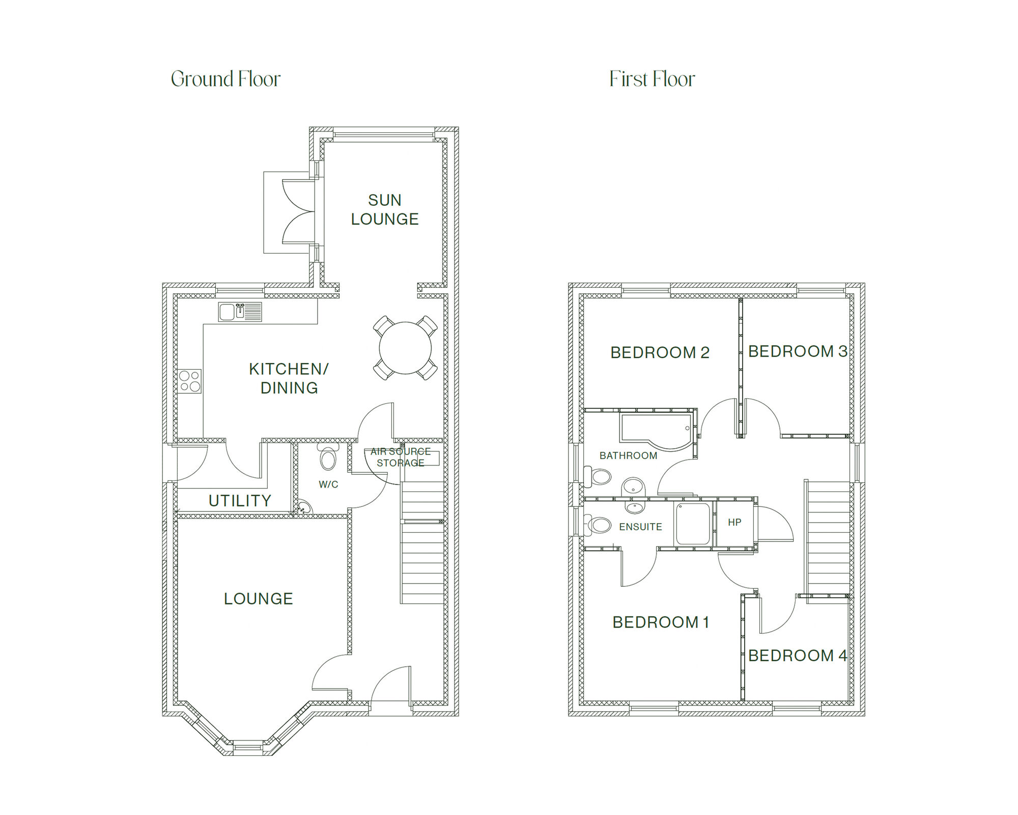 Floorplan of 4 bedroom Detached House for sale, Jubilee Road, Ballyclare, County Antrim, BT39