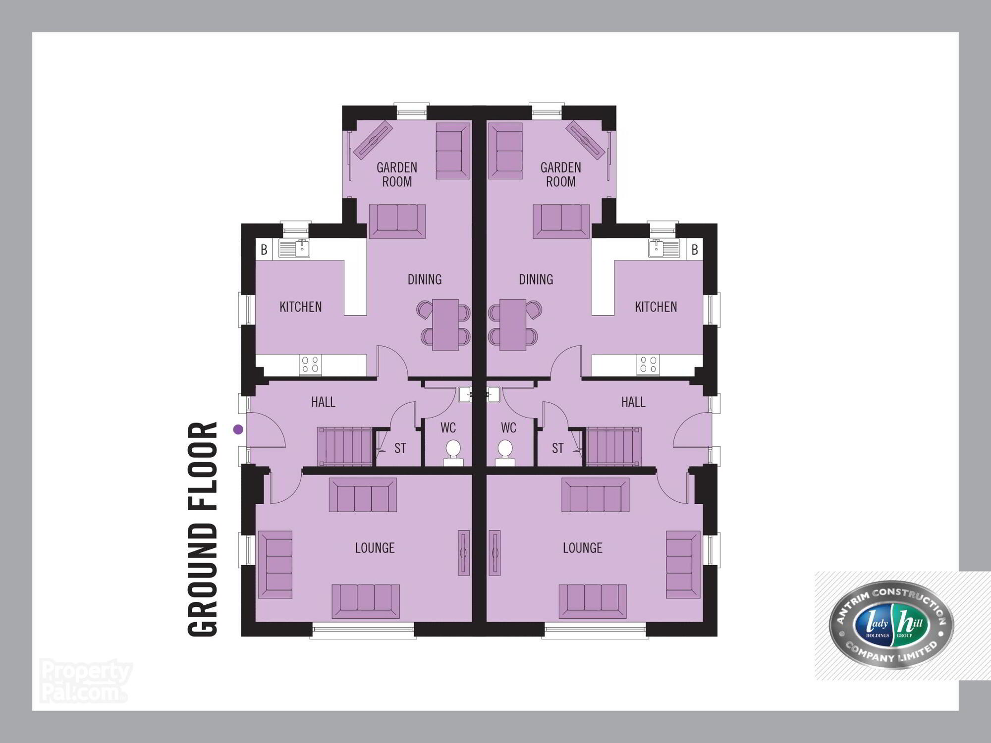 Floorplan of 4 bedroom Semi Detached House for sale, Station Road, Doagh, BT39