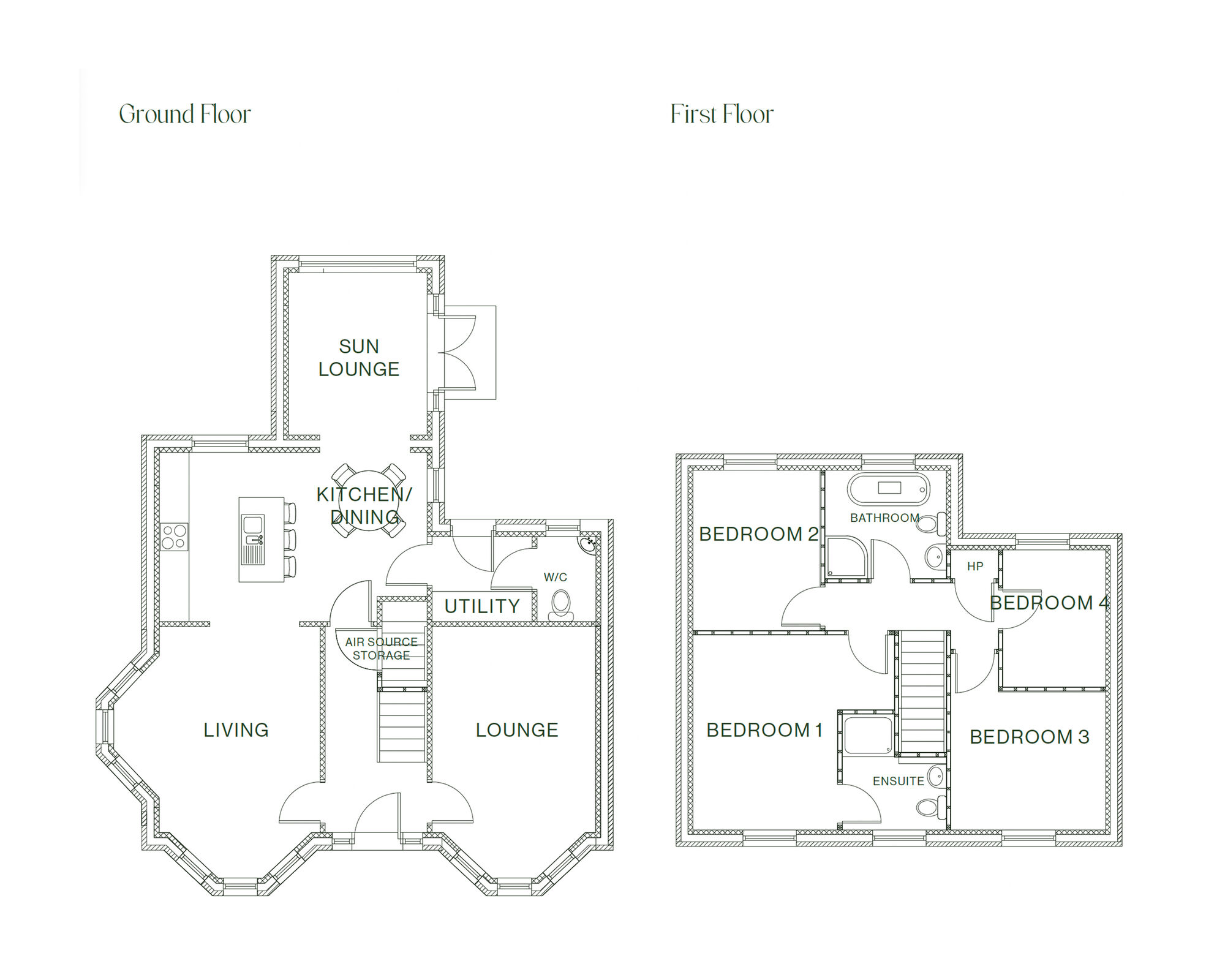 Floorplan of 4 bedroom Detached House for sale, Jubilee Road, Ballyclare, County Antrim, BT39