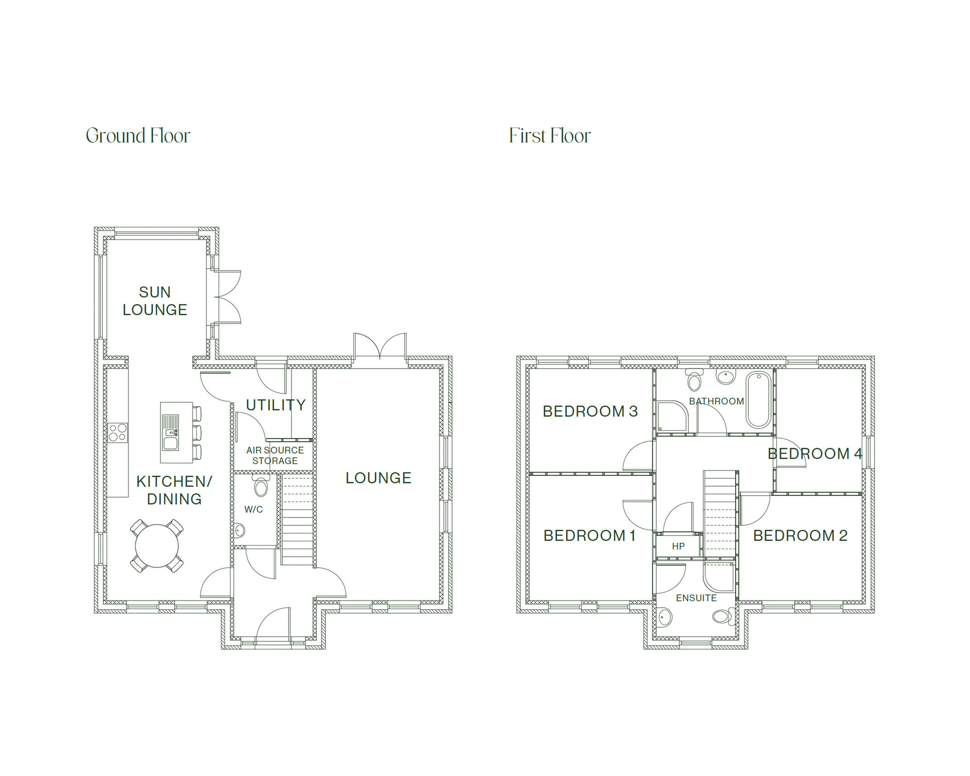 Floorplan of 4 bedroom Detached House for sale, Jubilee Road, Ballyclare, County Antrim, BT39