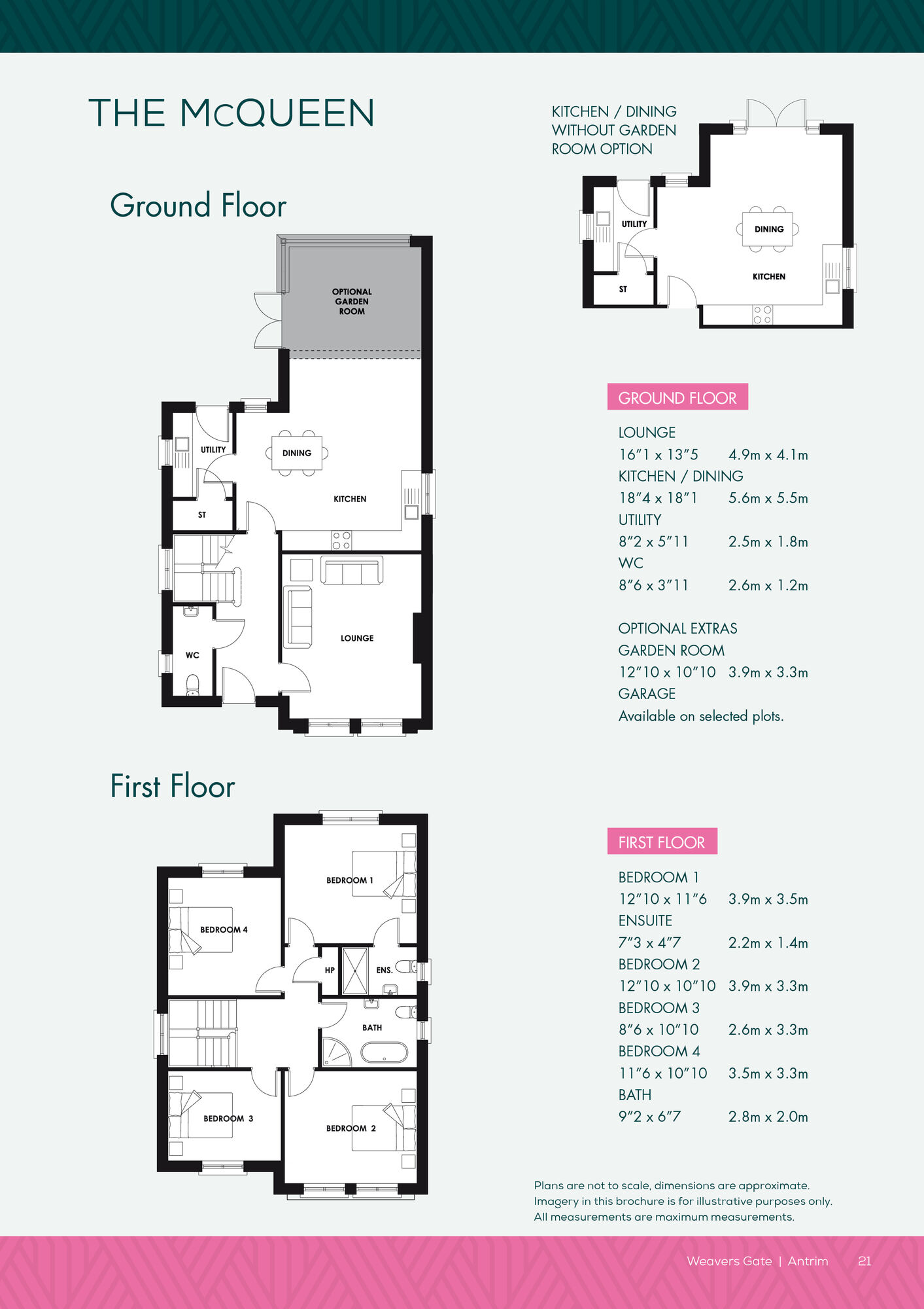 Floorplan of 4 bedroom Detached House for sale, Randalstown Road, Antrim, BT41