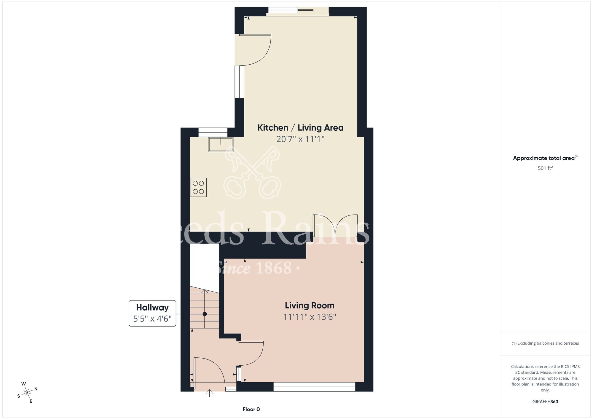 Floorplan of 3 bedroom Semi Detached House for sale, Ferndale Drive, Newtownabbey, County Antrim, BT36