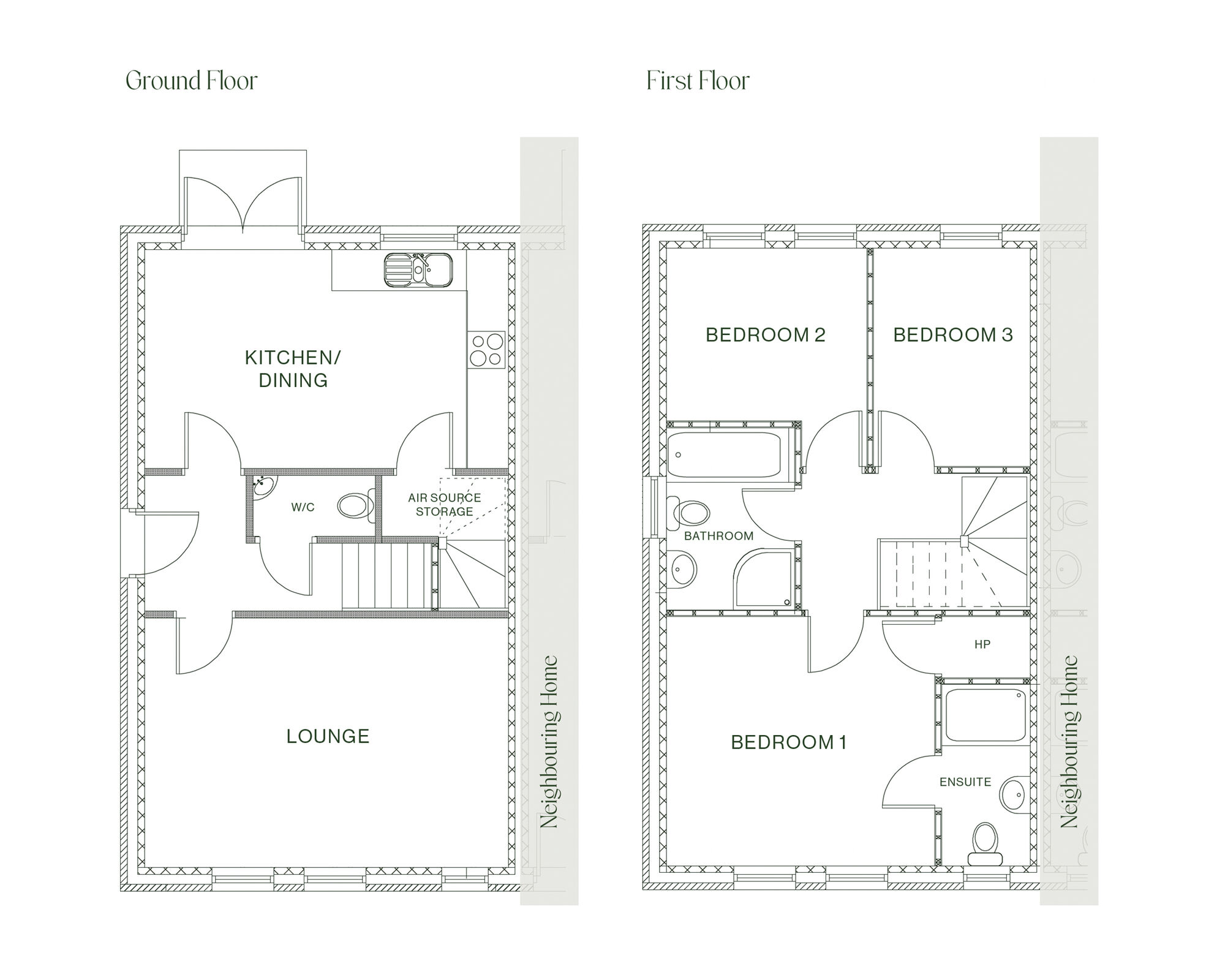Floorplan of 3 bedroom End Terrace House for sale, Jubilee Road, Ballyclare, County Antrim, BT39