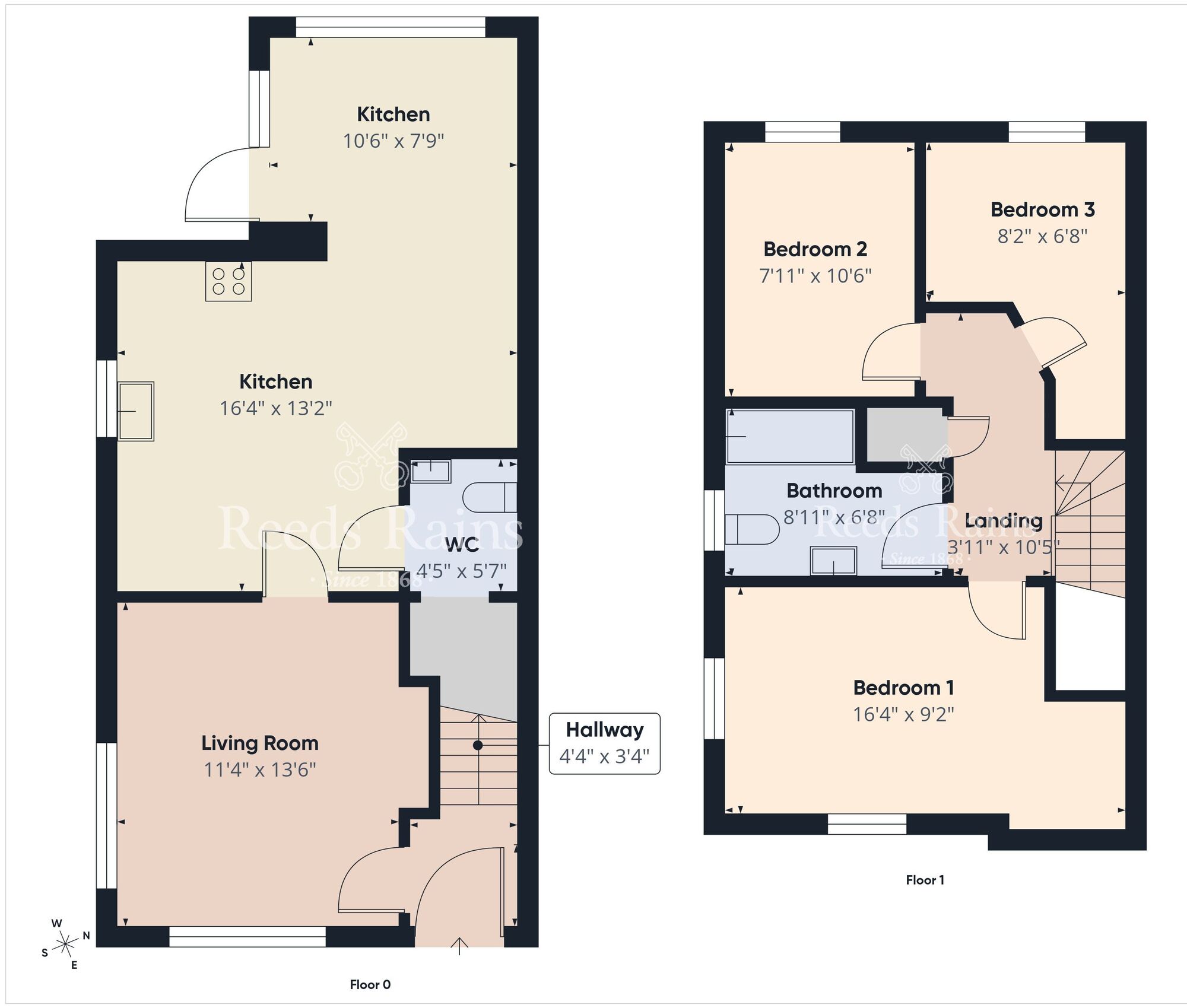 Floorplan of 3 bedroom Semi Detached House for sale, Neills Court, Newtownabbey, BT37