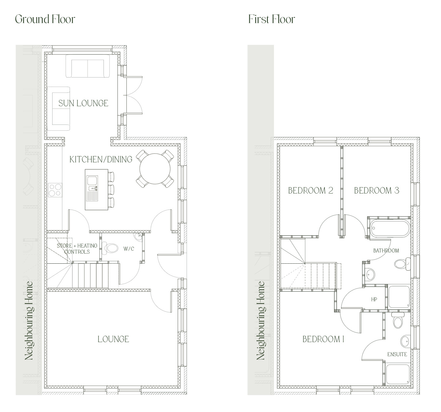 Floorplan of 3 bedroom Semi Detached House for sale, Jubilee Road, Ballyclare, County Antrim, BT39