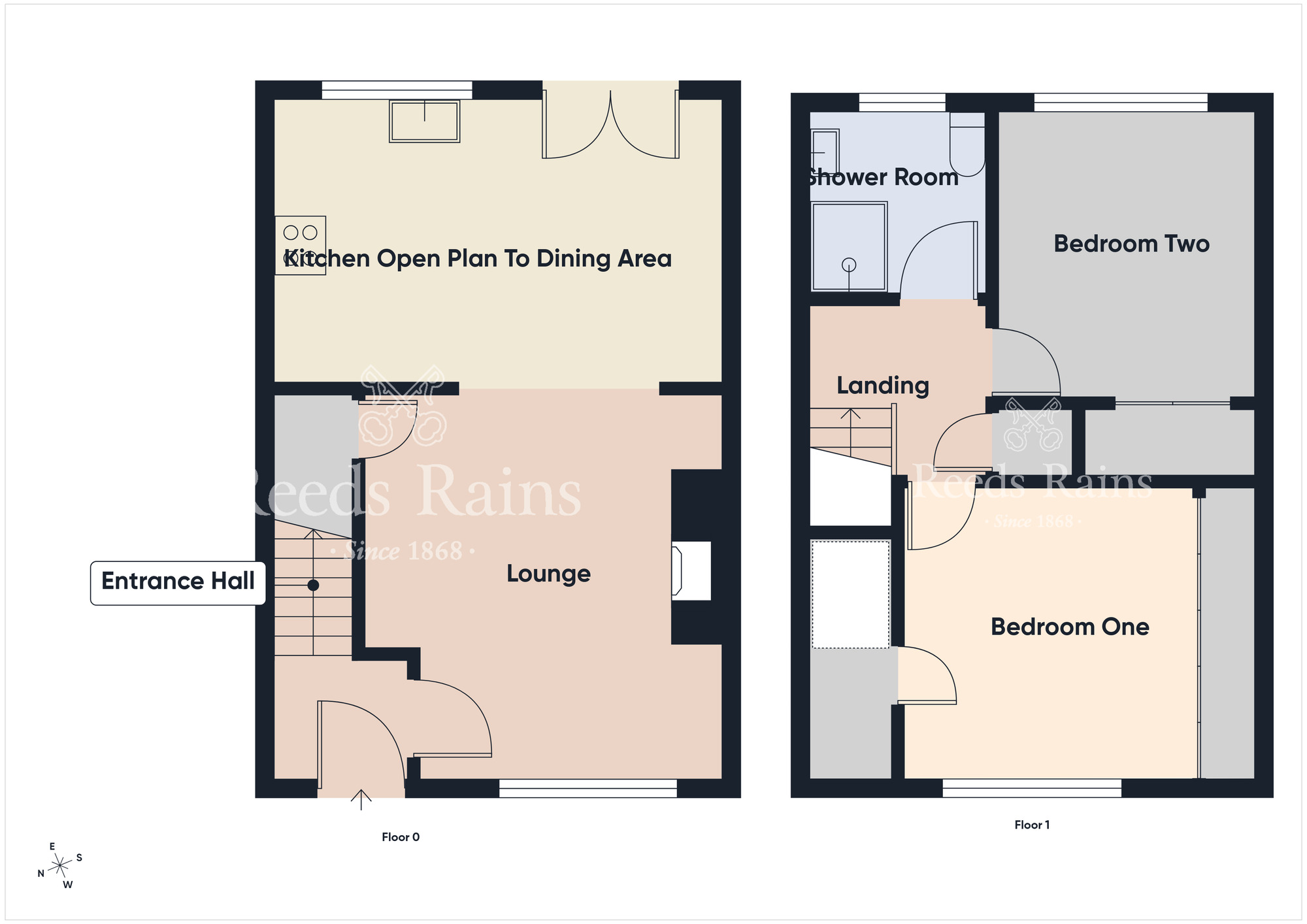 Floorplan of 2 bedroom End Terrace House for sale, McArthur Court, Belfast, County Antrim, BT4