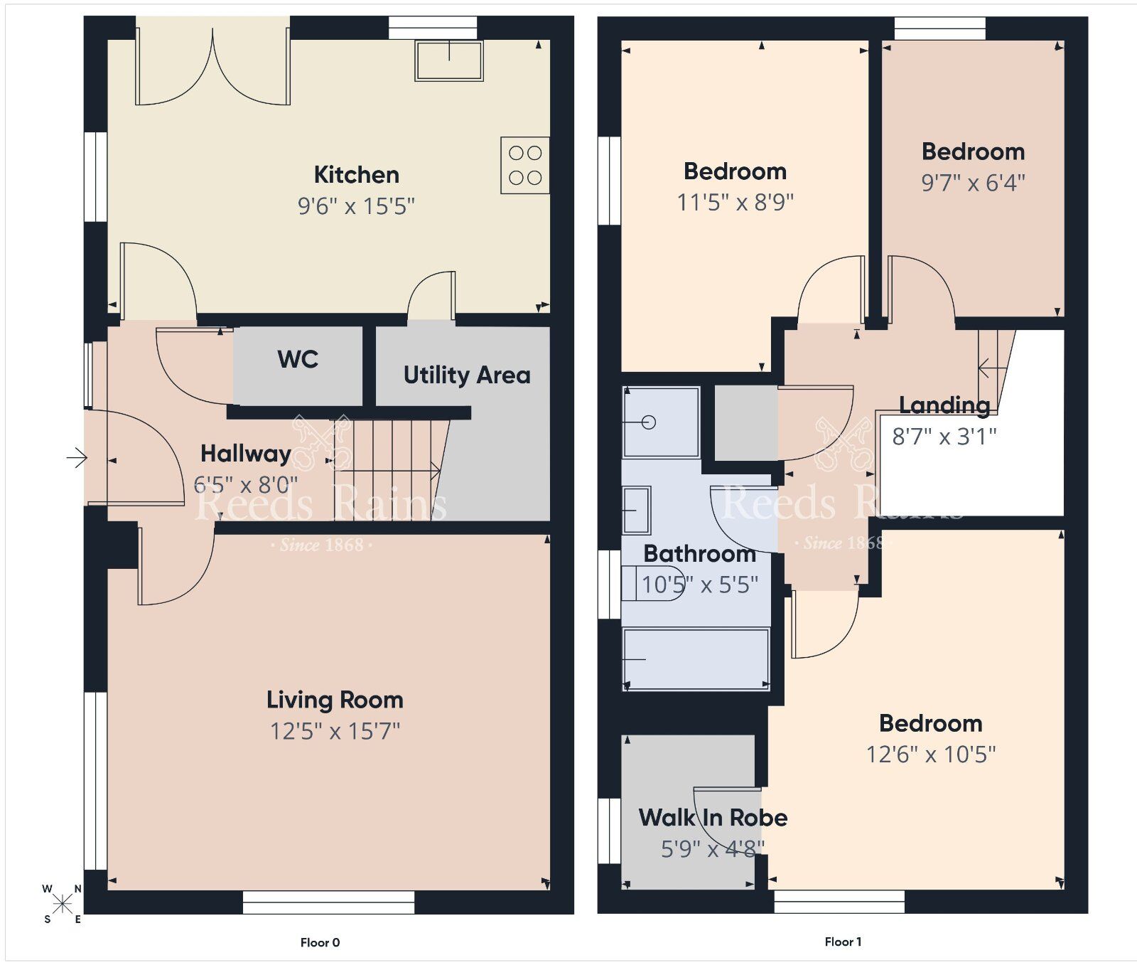 Floorplan of 3 bedroom End Terrace House for sale, Alexandra Park Avenue, Belfast, County Antrim, BT15