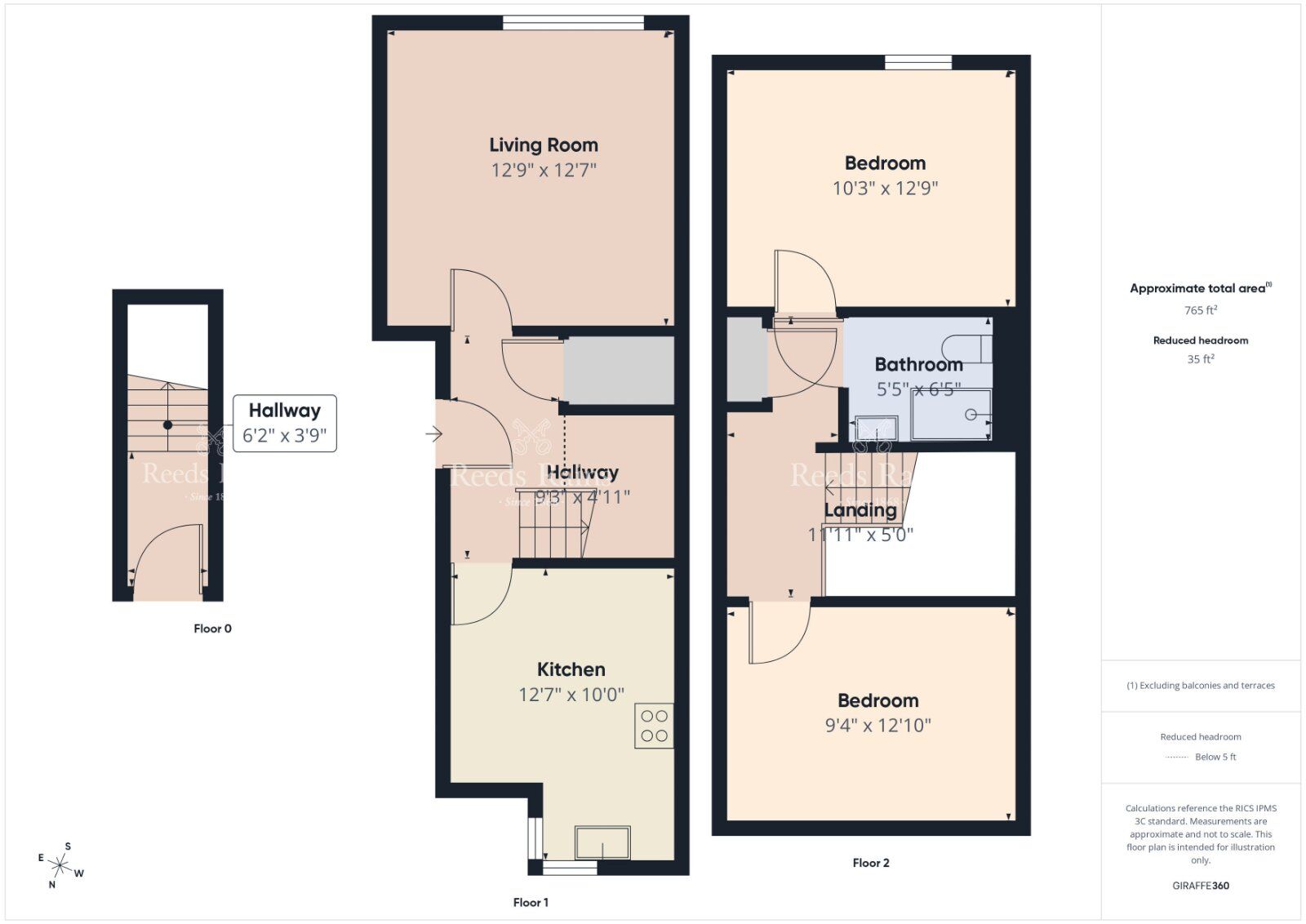 Floorplan of 2 bedroom Flat for sale, Mill Church Manor, Newtownabbey, County Antrim, BT36
