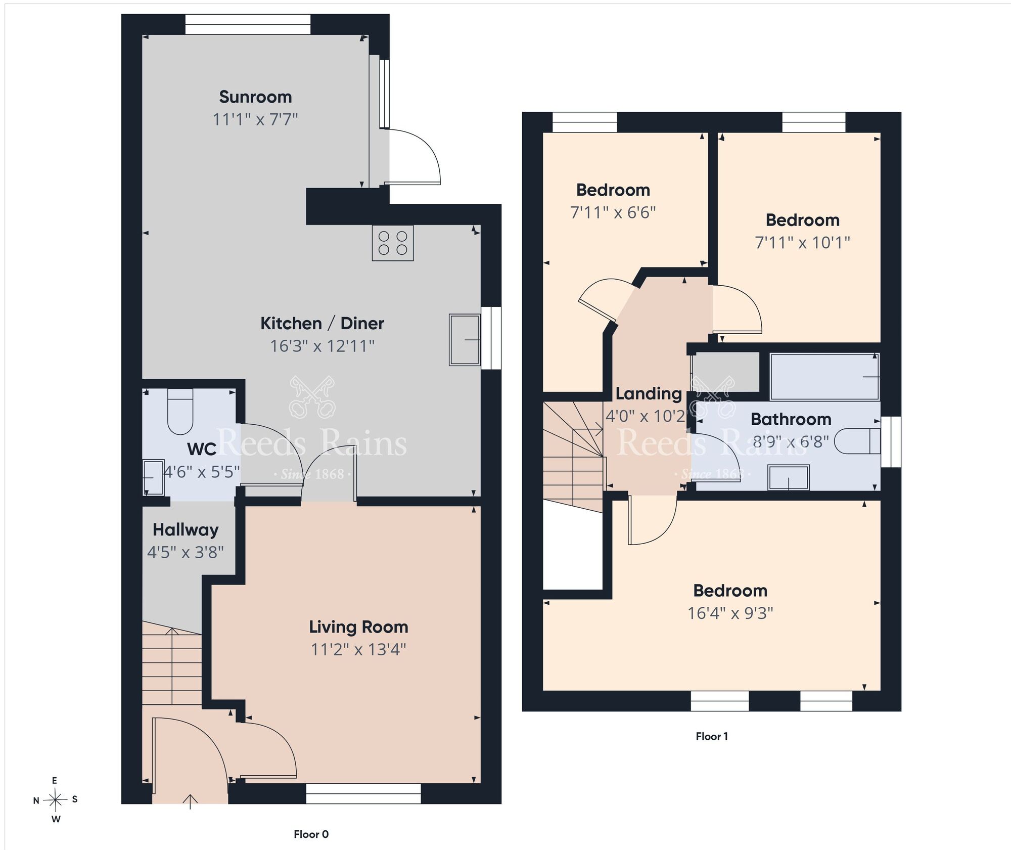 Floorplan of 3 bedroom Semi Detached House for sale, Neills Court, Newtownabbey, BT37