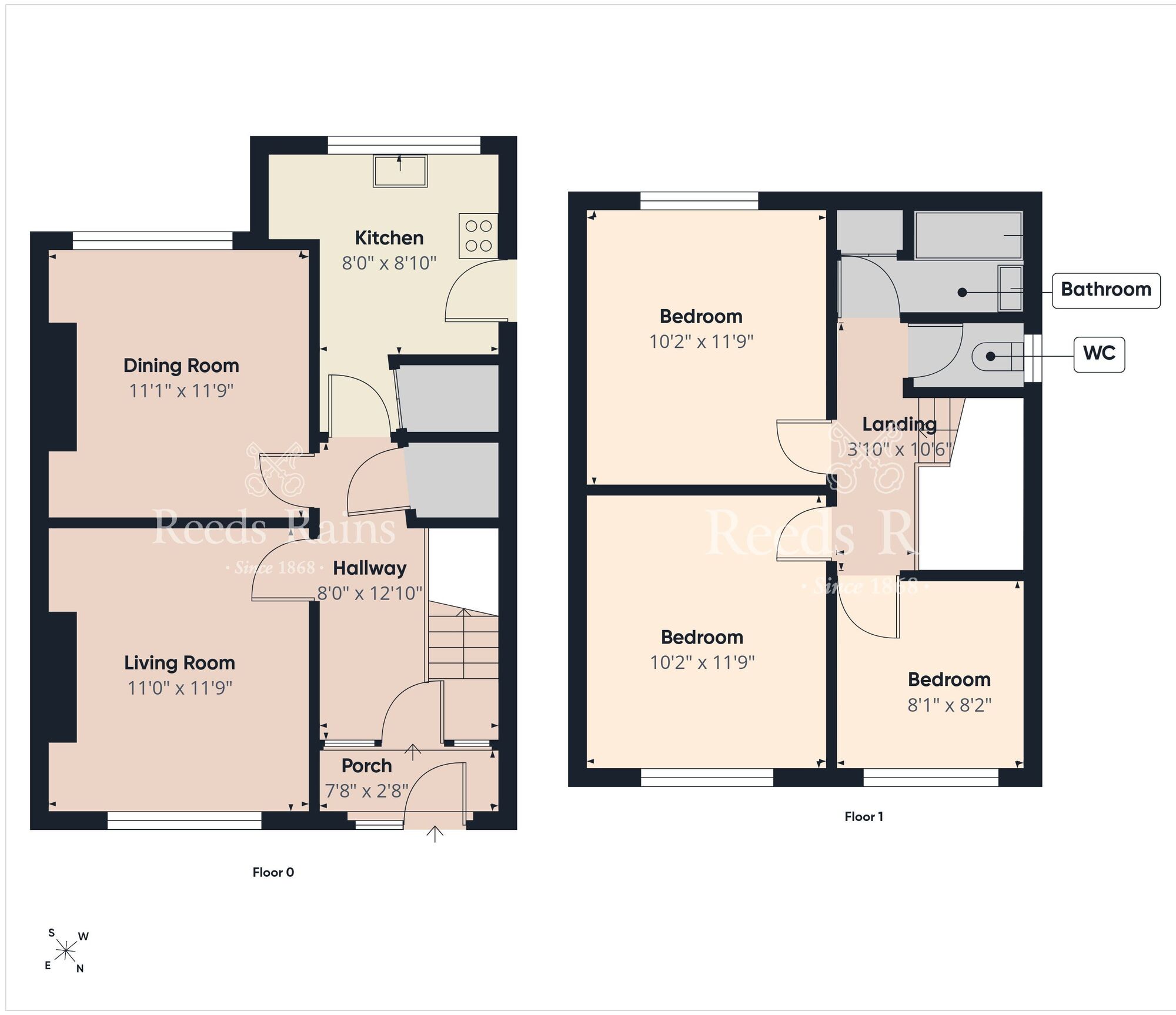 Floorplan of 3 bedroom Semi Detached House for sale, Antrim Road, Newtownabbey, County Antrim, BT36