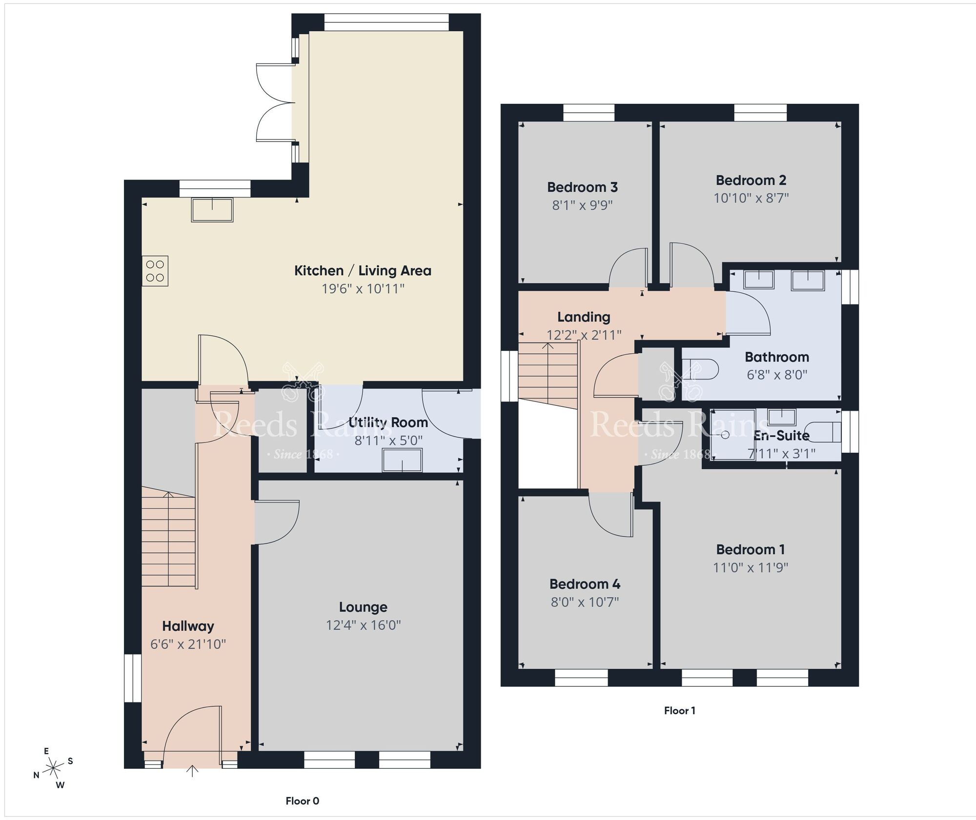Floorplan of 4 bedroom Detached House for sale, Stonebridge Park, Newtownabbey, Antrim & Newtownabbey, BT36
