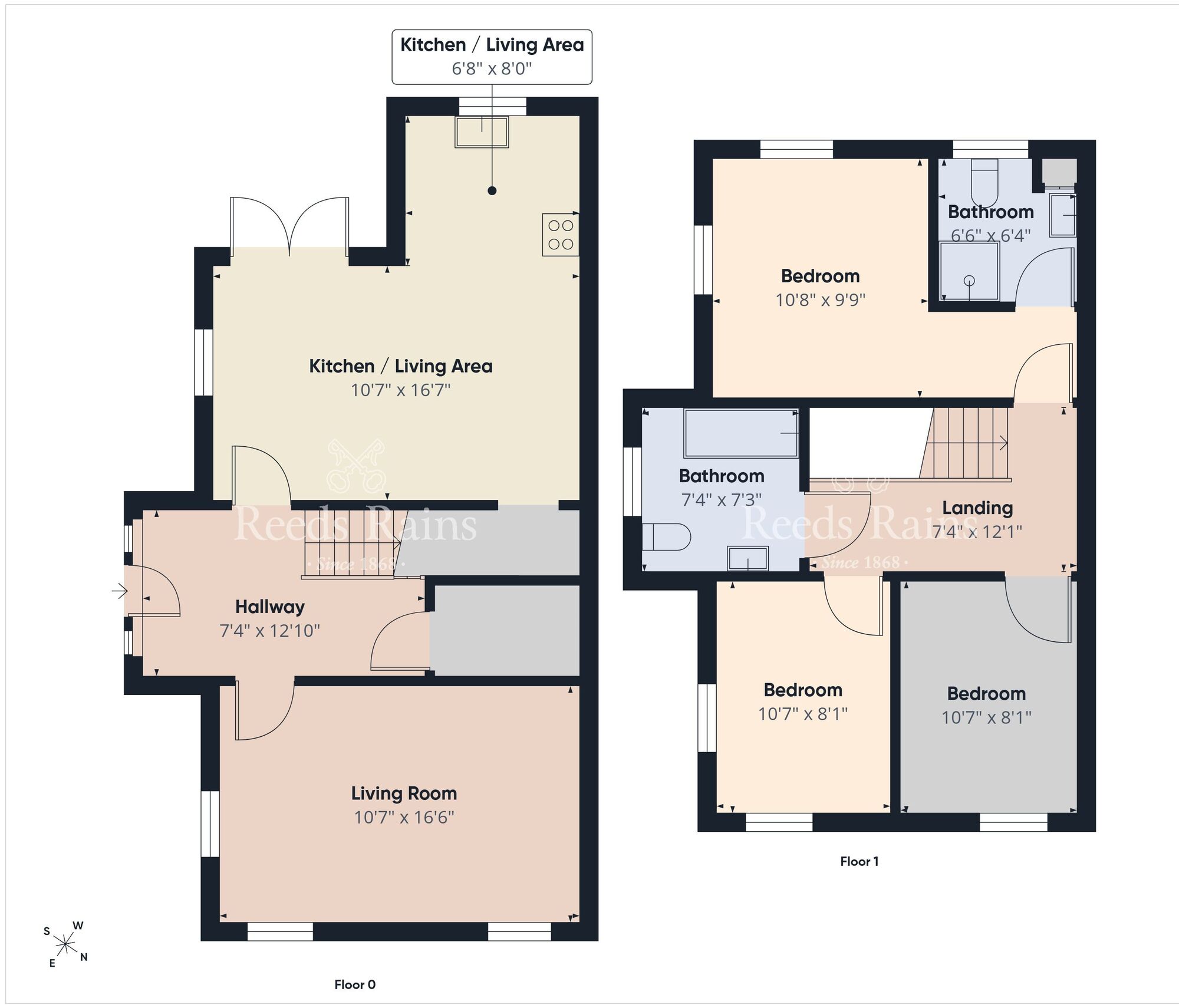 Floorplan of 3 bedroom Semi Detached House for sale, Glenview Park, Newtownabbey, County Antrim, BT37