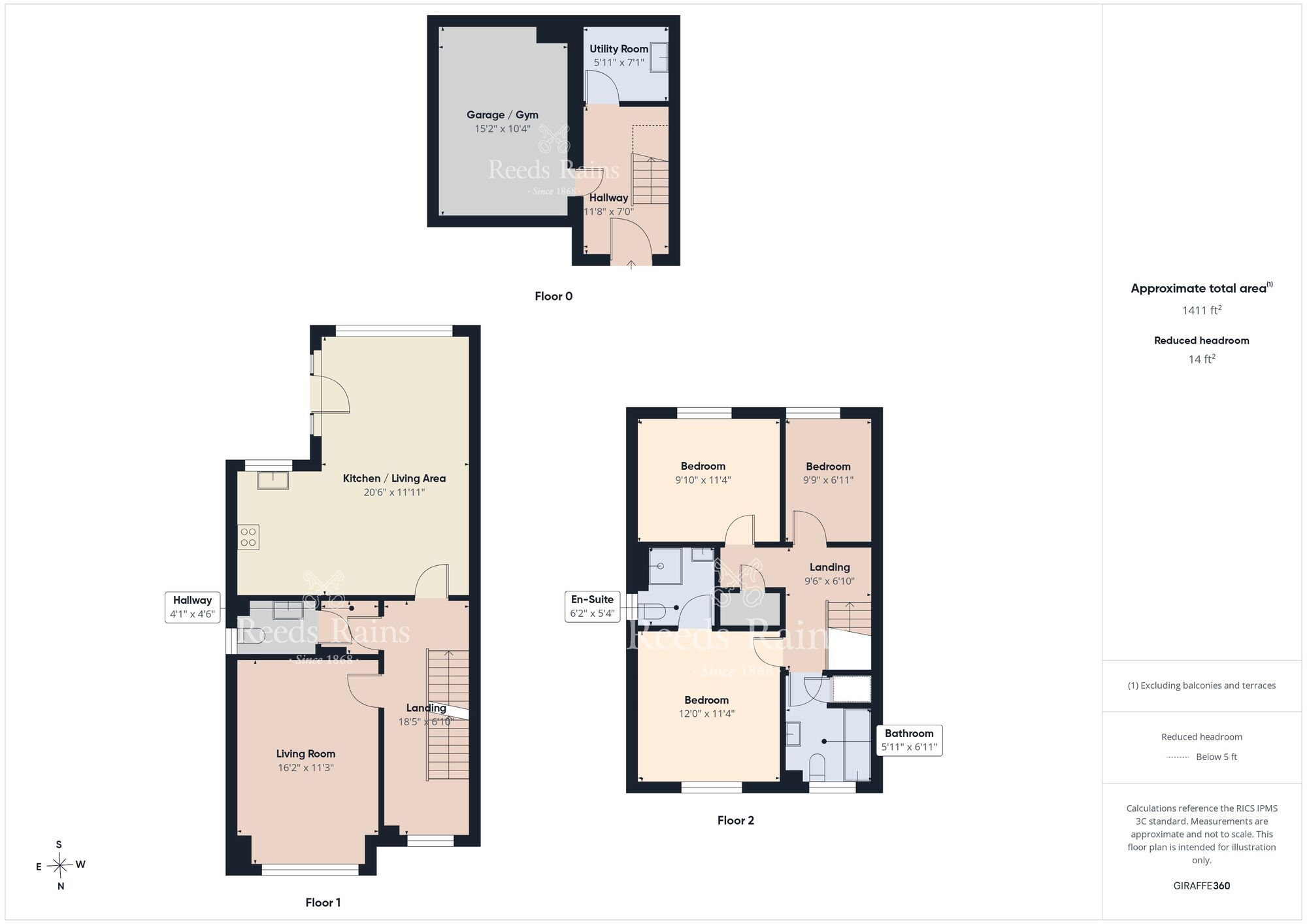Floorplan of 3 bedroom Semi Detached House for sale, Glen Manor Road, Newtownabbey, County Antrim, BT36