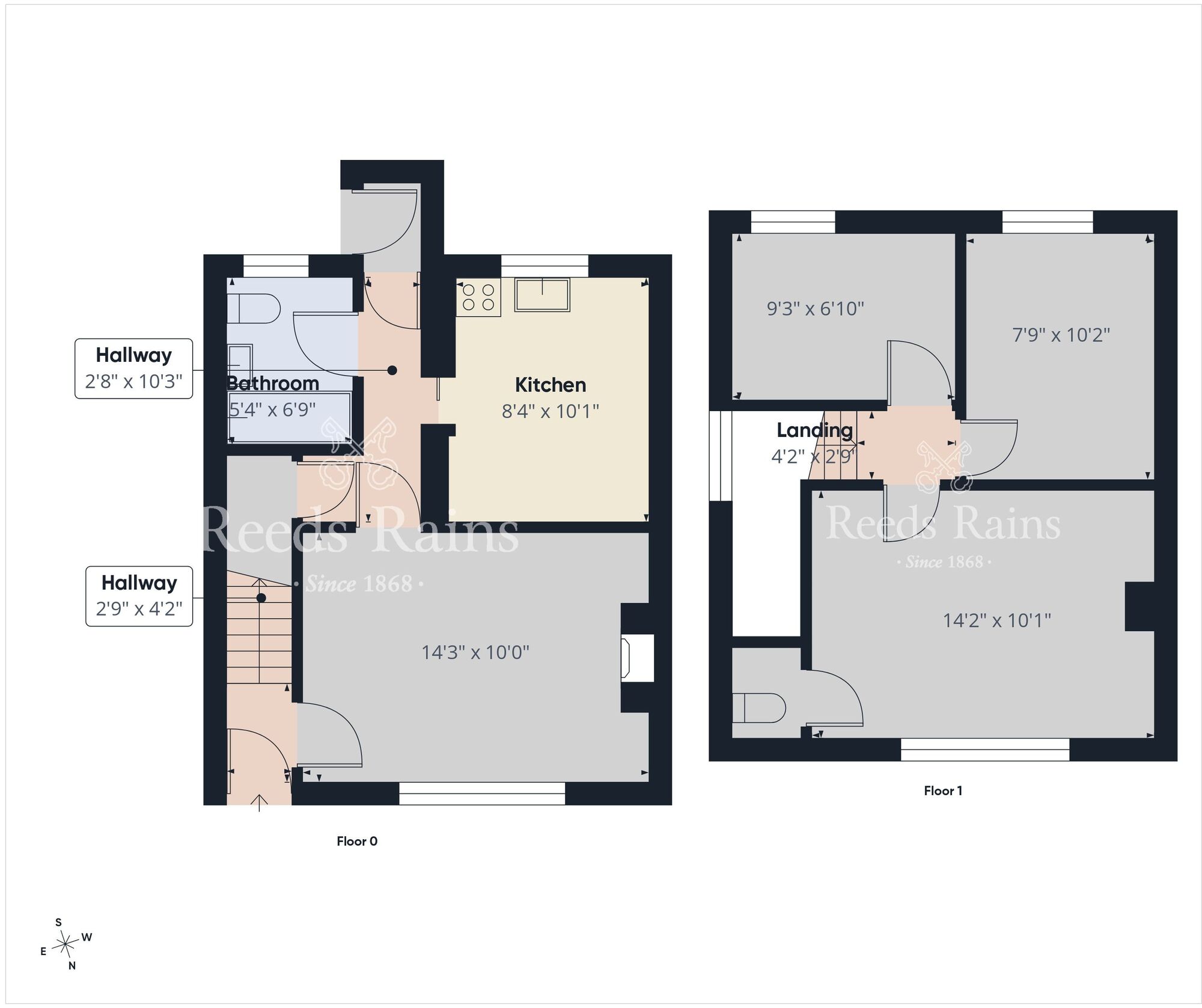 Floorplan of 3 bedroom Semi Detached House for sale, Coole Park, Newtownabbey, County Antrim, BT36
