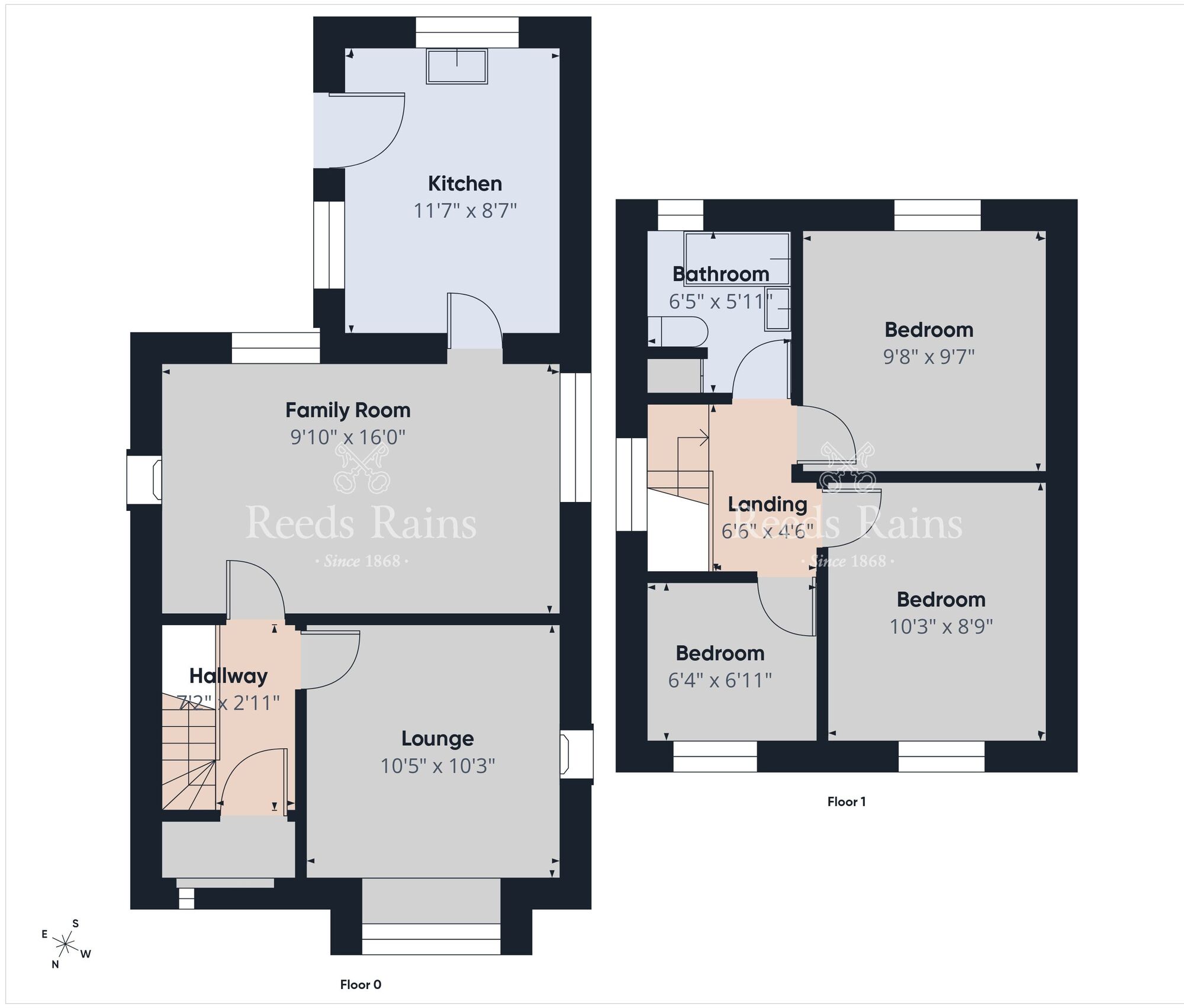 Floorplan of 3 bedroom Detached House for sale, Falls Road, Belfast, County Antrim, BT12