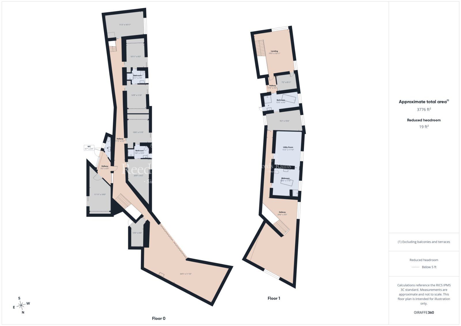 Floorplan of 4 bedroom Detached House for sale, Eskylane Road, Antrim, County Antrim, BT41