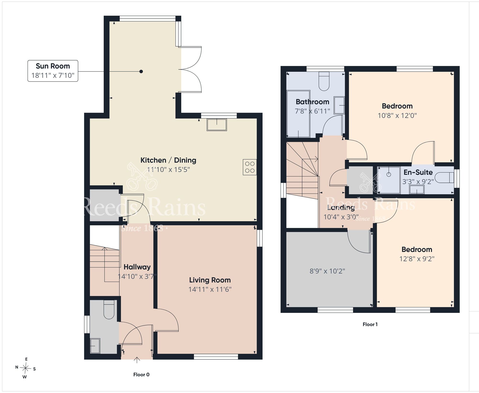 Floorplan of 3 bedroom Detached House for sale, Ferrard Grange, Antrim, County Antrim, BT41