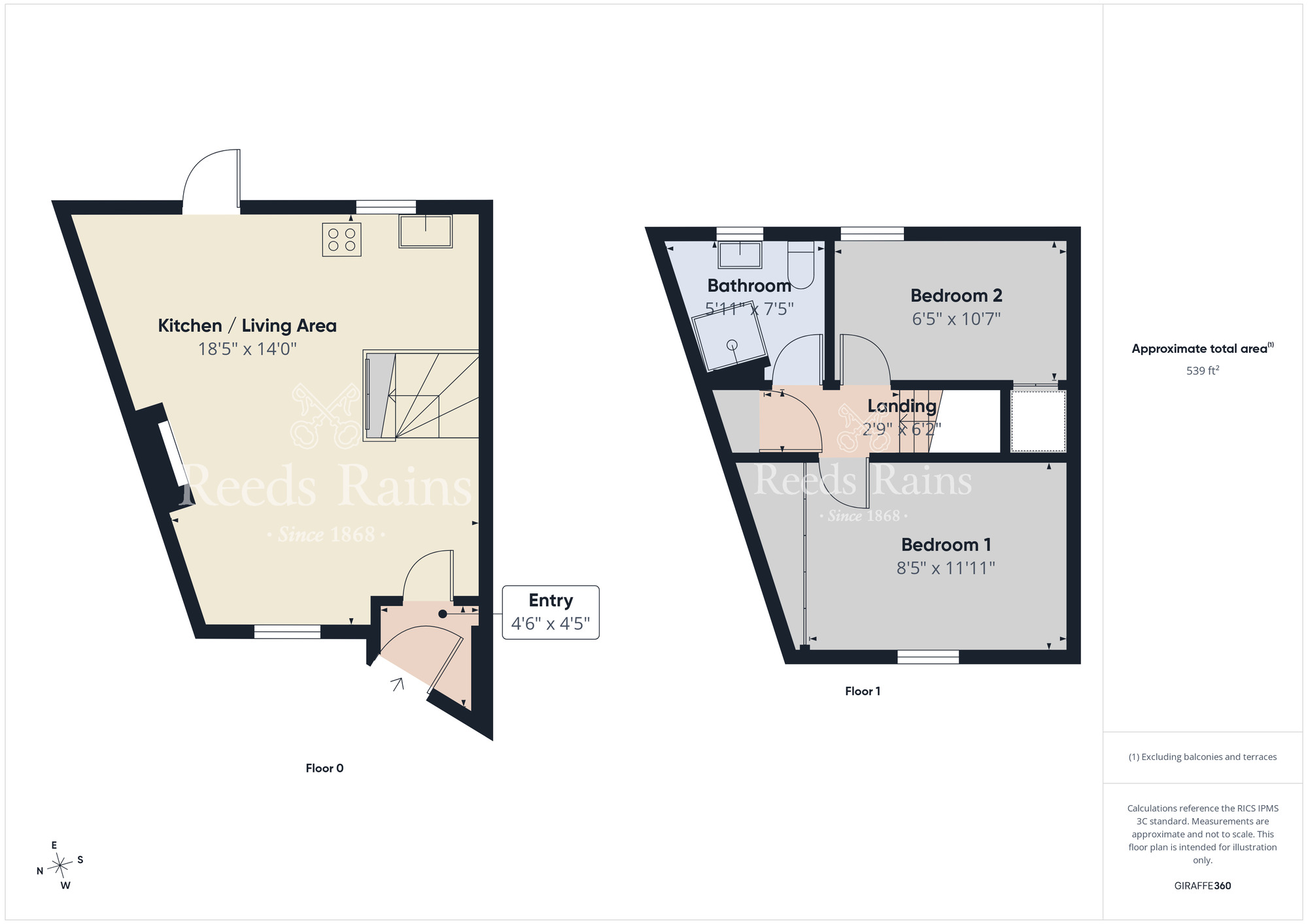Floorplan of 2 bedroom End Terrace House for sale, Daphne Street, Belfast, County Antrim, BT12