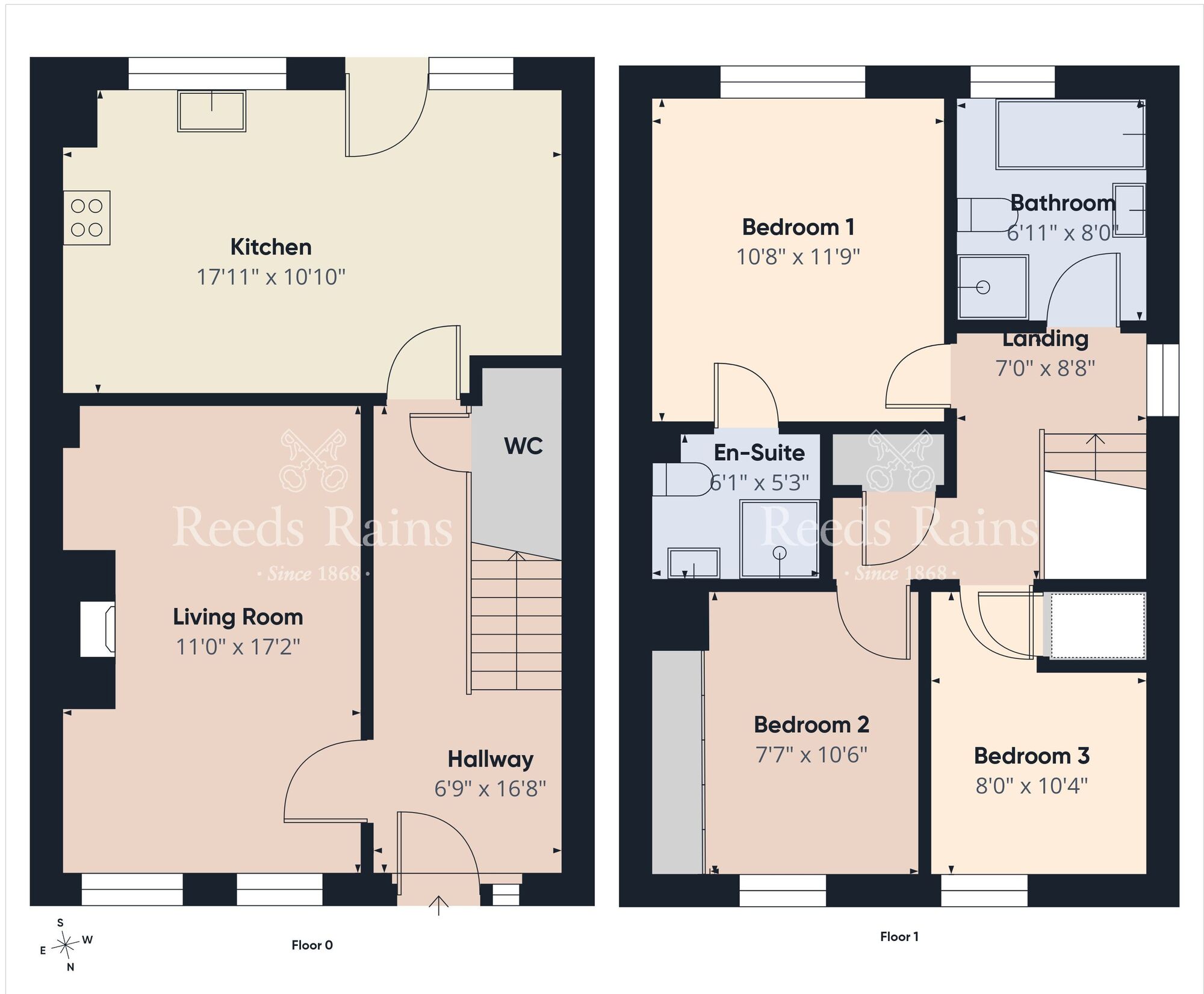 Floorplan of 3 bedroom Semi Detached House for sale, Glen Corr Lane, Newtownabbey, BT36