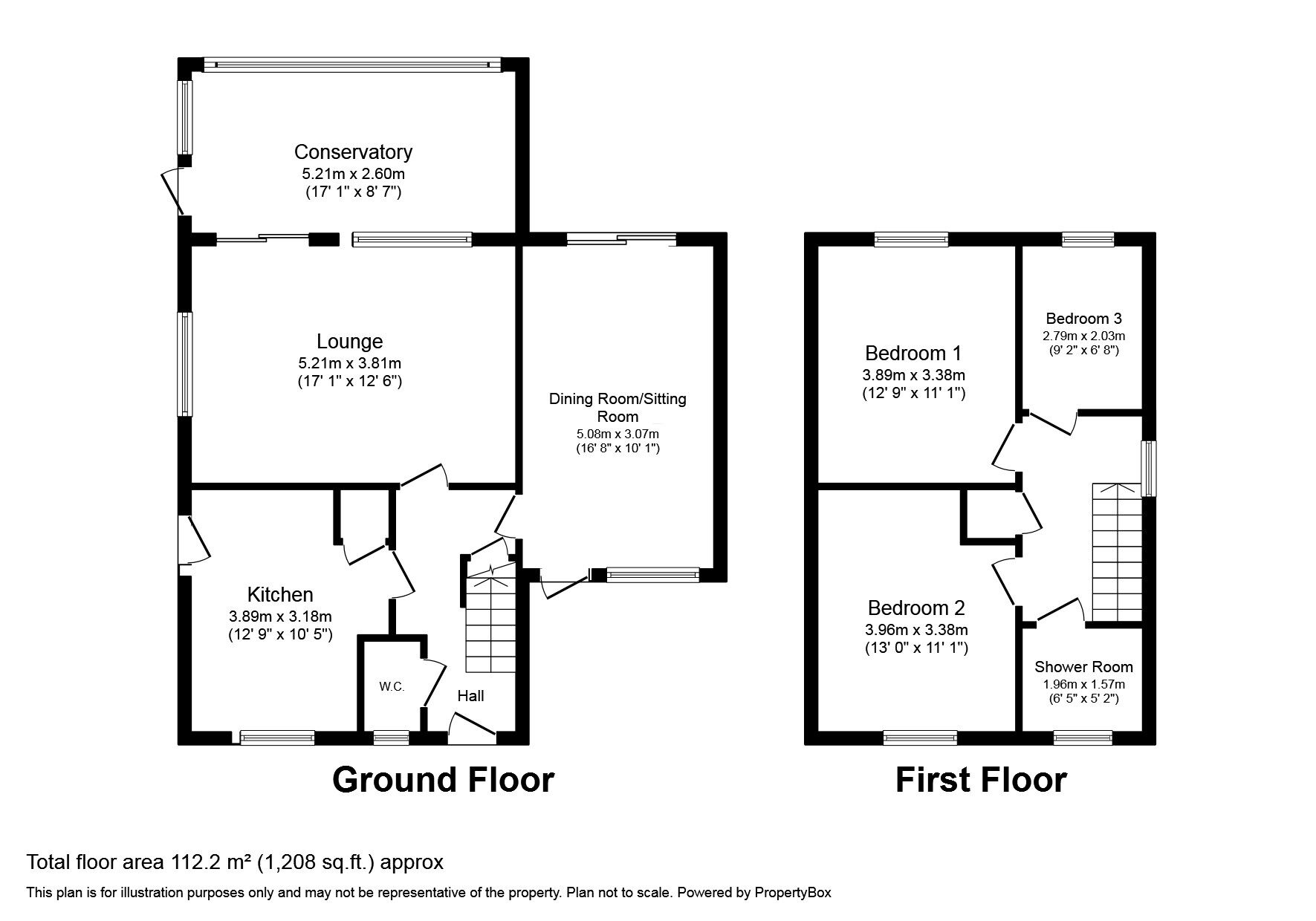 Floorplan of 3 bedroom Detached House for sale, Home Farm Avenue, Mottram, Greater Manchester, SK14