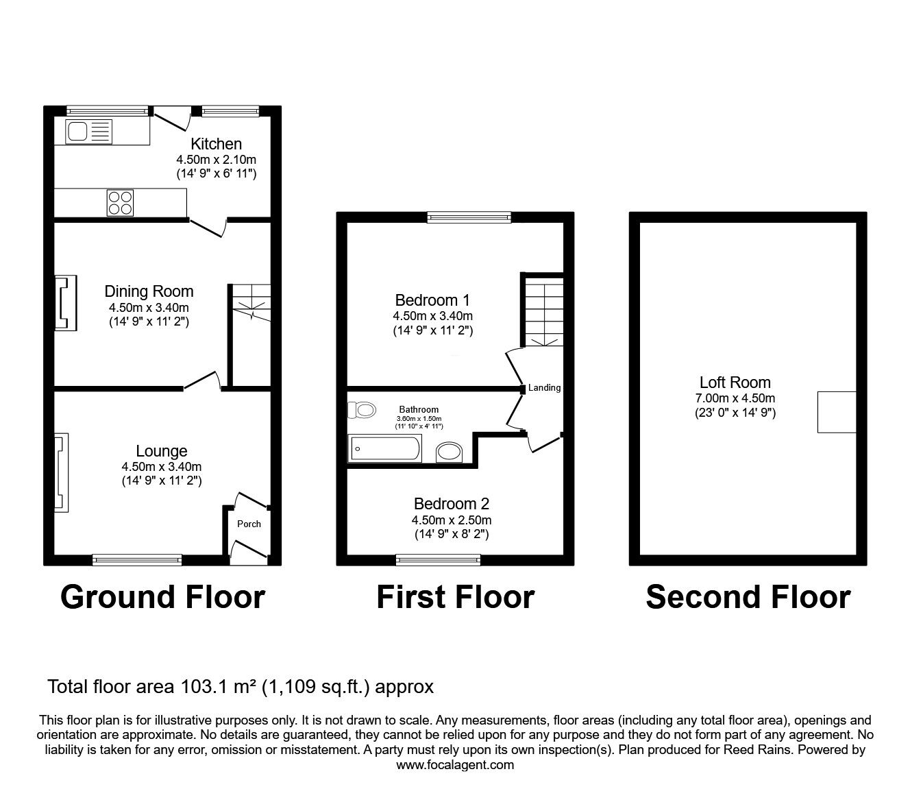 2 bedroom End Terrace House for sale, Padfield Main Road, Hadfield, SK13 £215,000