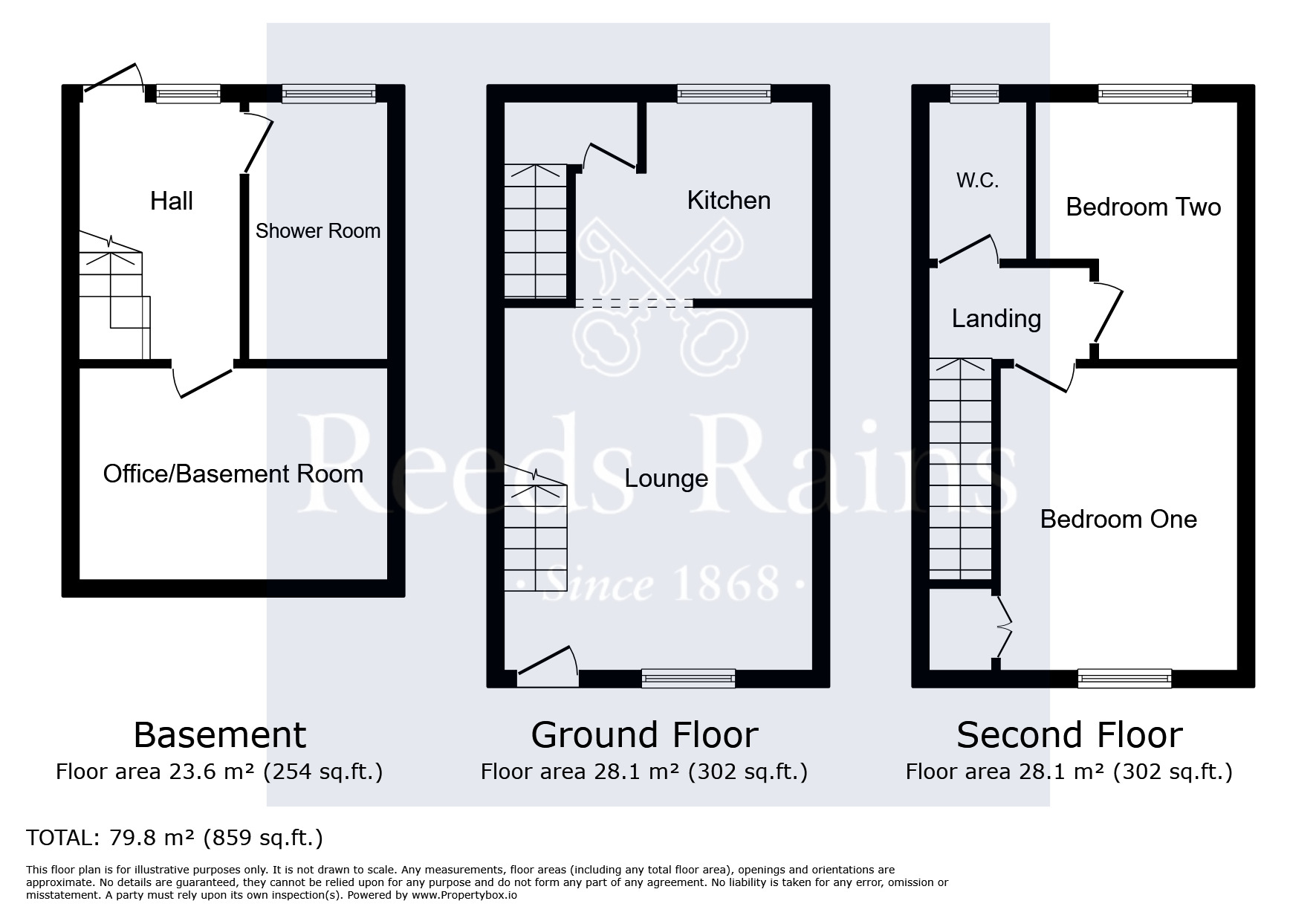 Floorplan of 2 bedroom Mid Terrace House for sale, Old Street, Broadbottom, Greater Manchester, SK14